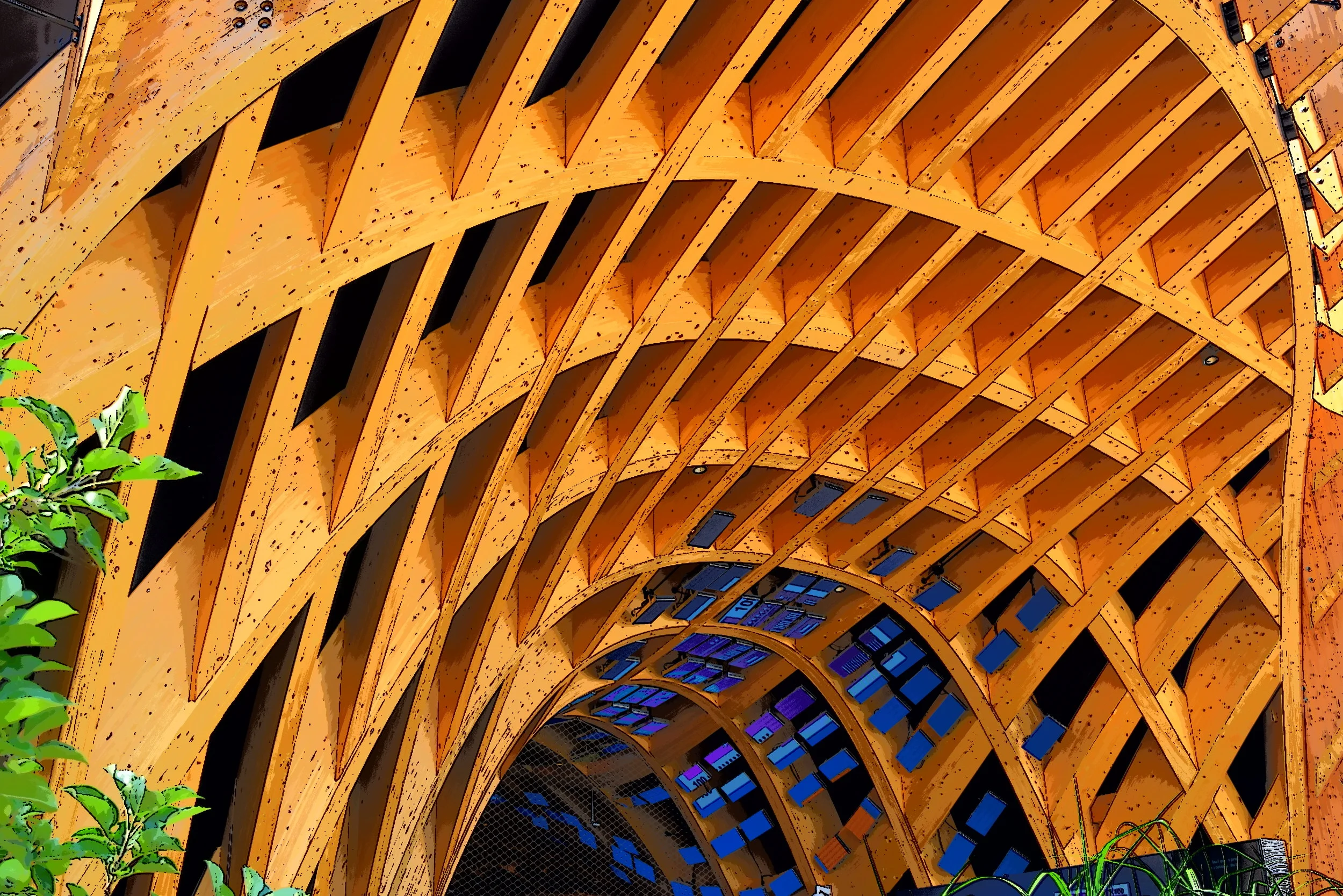  French exhibit at Expo Milan. 