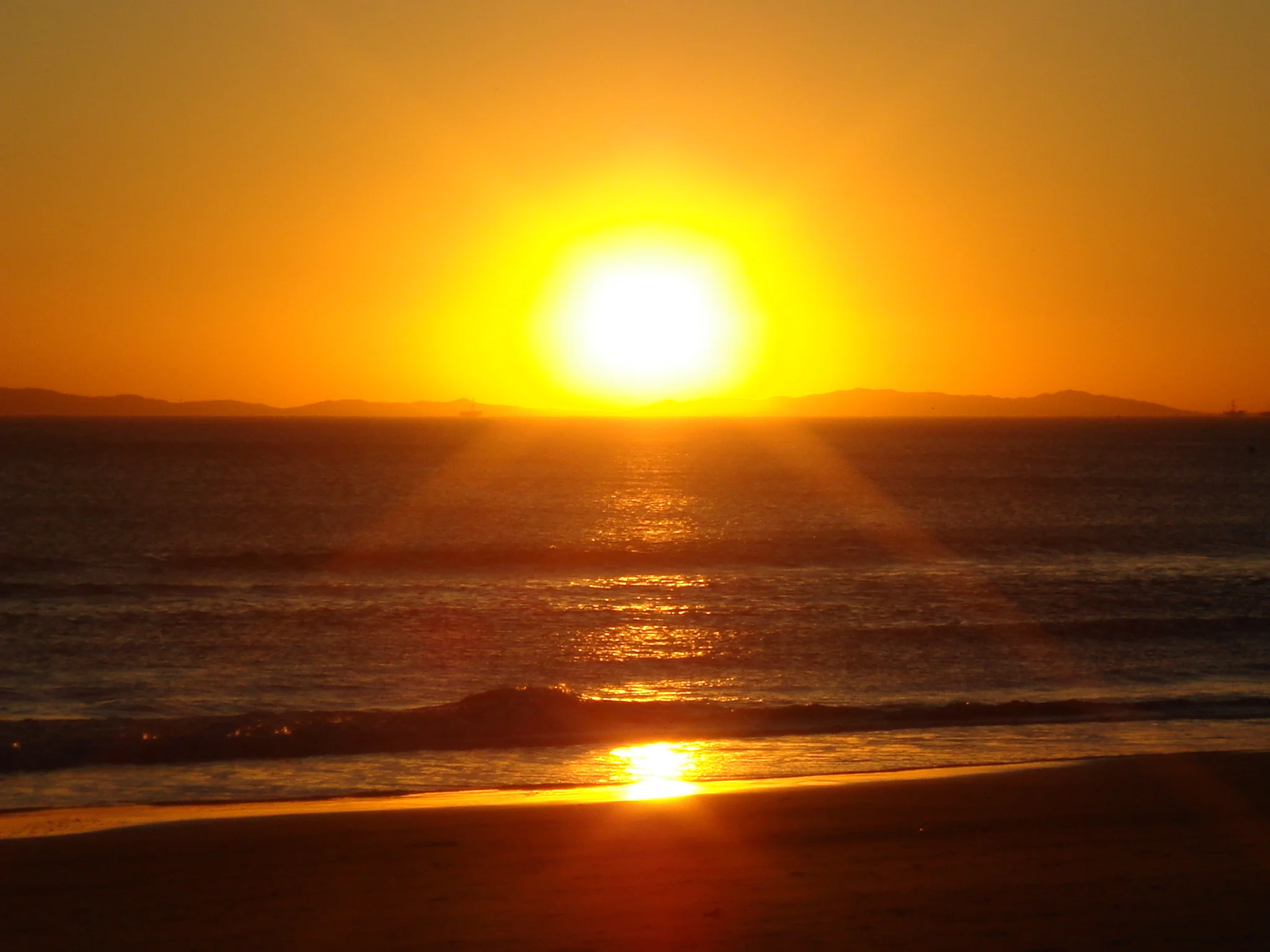  Sunset in southern California 