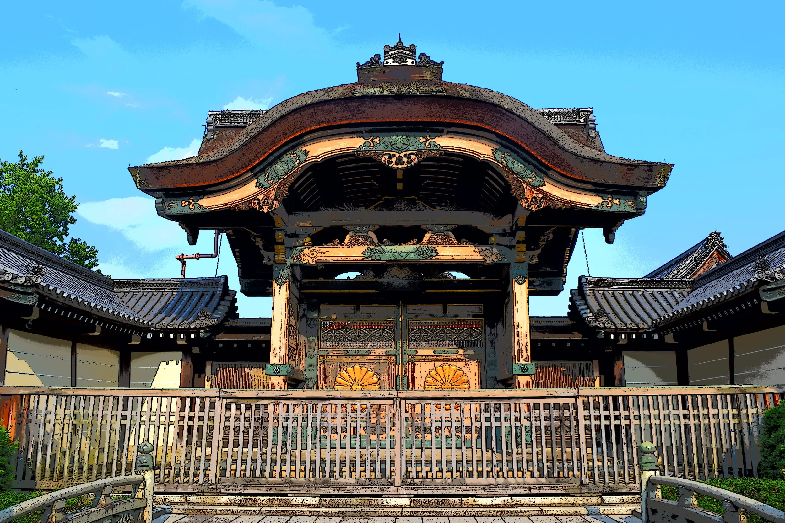  Temple in Kyoto. 