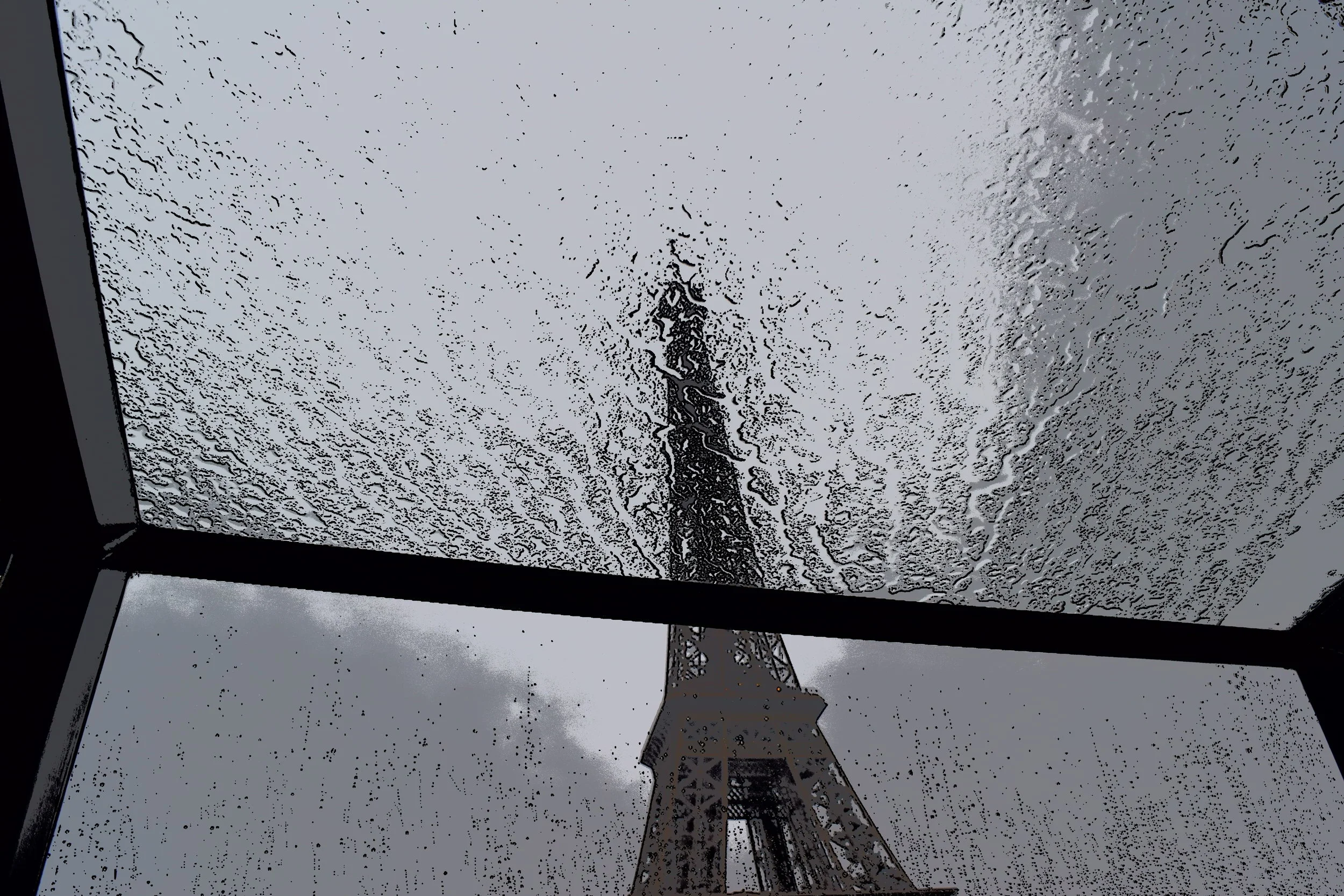  The Eifel on a rainy day. 