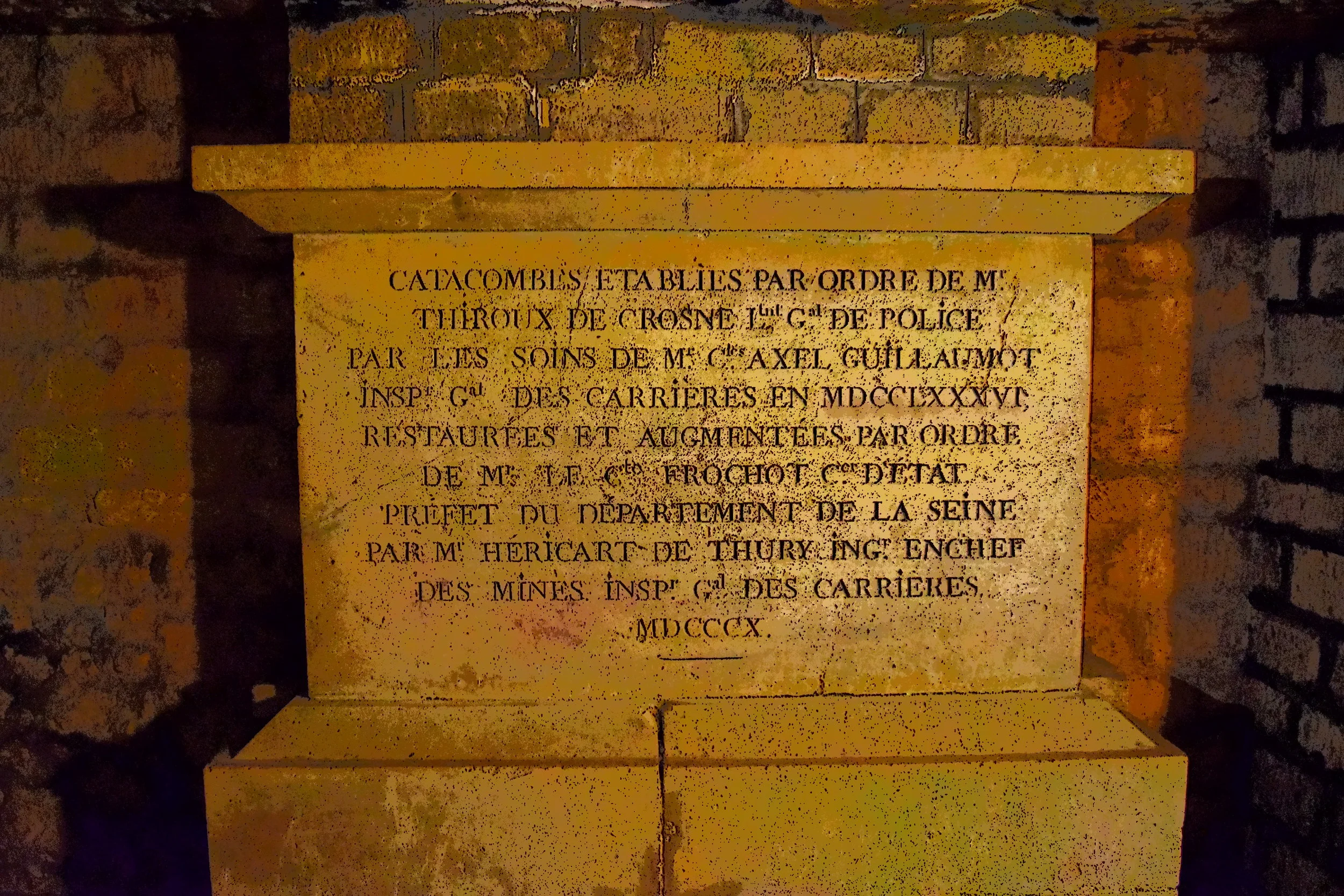  Catacombs of Paris. 