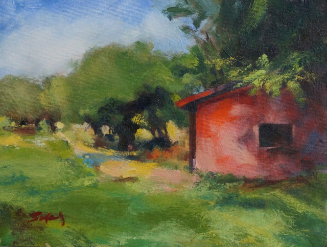 That Red House - 6" x 4"