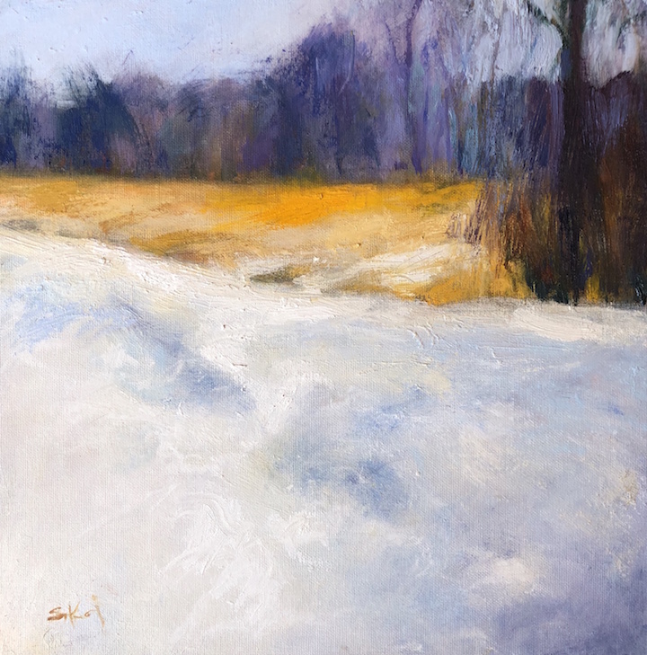 "Last Week's Snow" - 12" x 12"