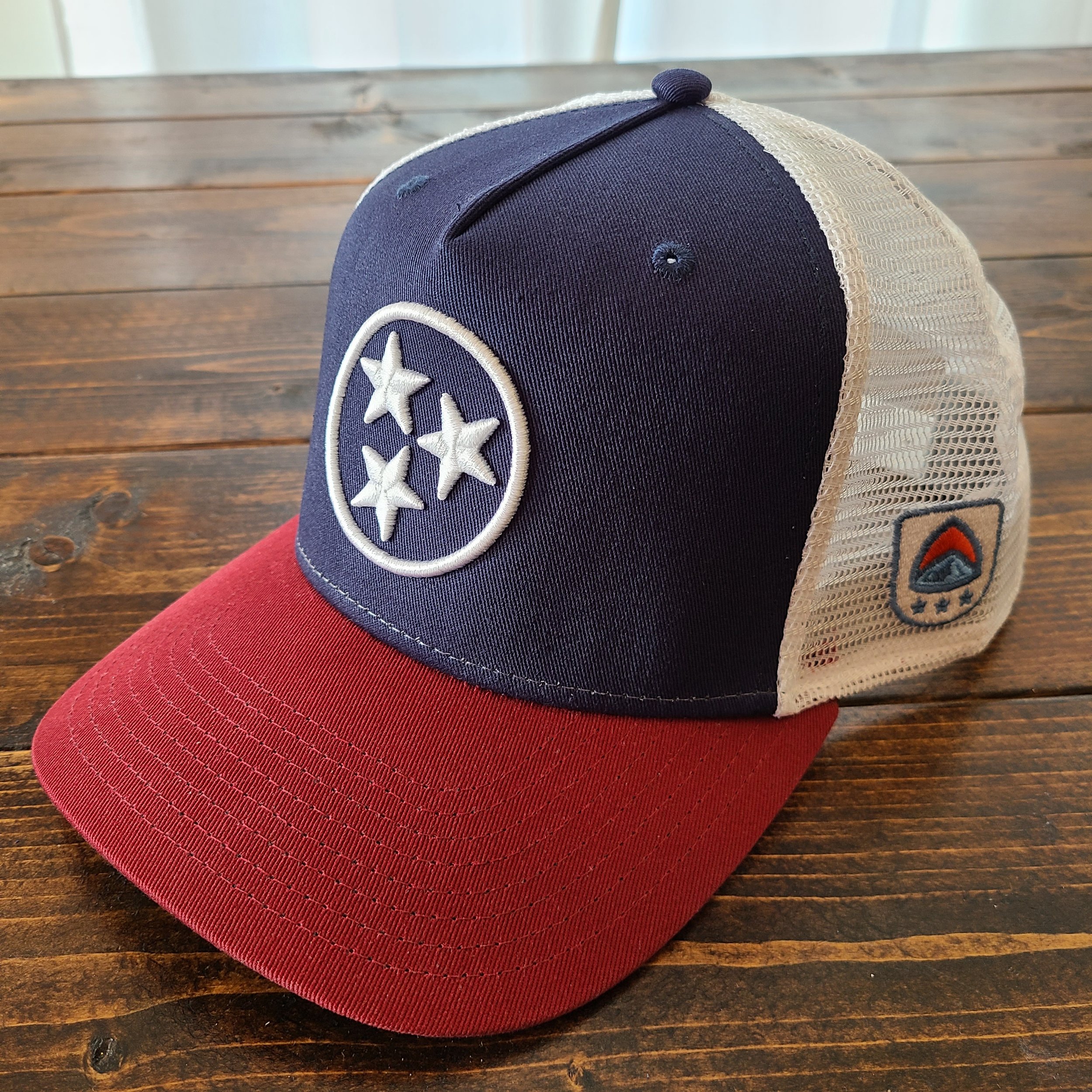 Tristar Adventures Trucker Hat Tennessee Blue Navy White Red