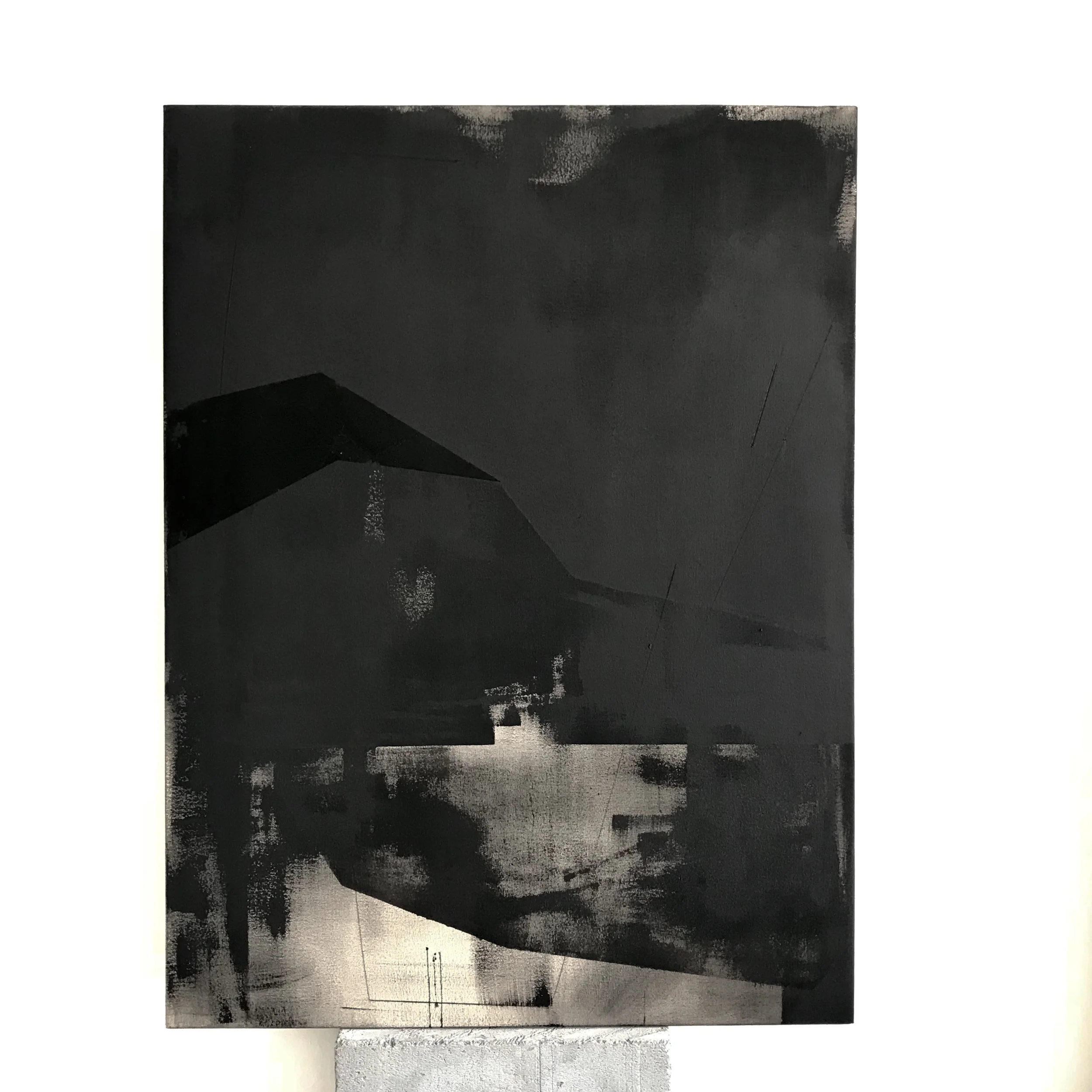 Don´t bring tomorrow 92 x 122 cm mixed media