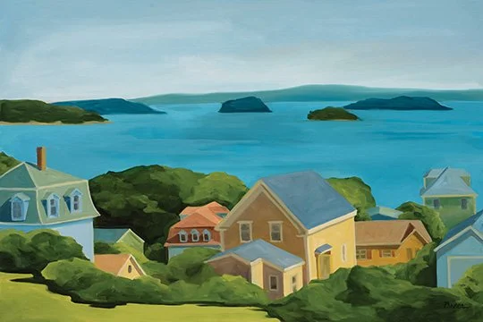   Stonington Afternoon   24” x 36”, Acrylic on Canvas 
