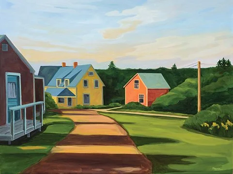   Monhegan Evening   36” x 48”, Acrylic on Canvas 