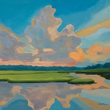   End of Day   24” x 24”, Acrylic on Canvas 