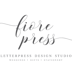 Fiore Press Letterpress — shop semi-custom