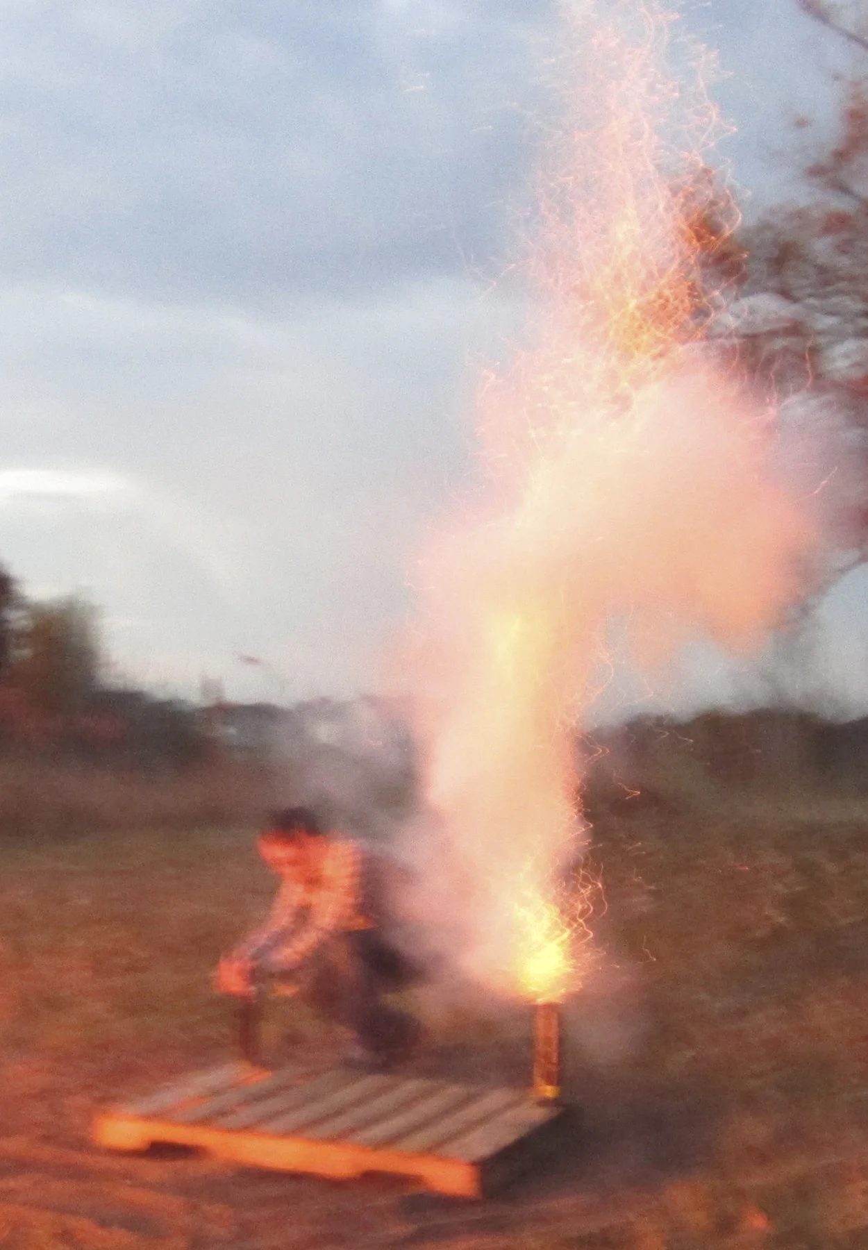(Self Portrait) Firework. Digital Image. Various dimensions. 2007.