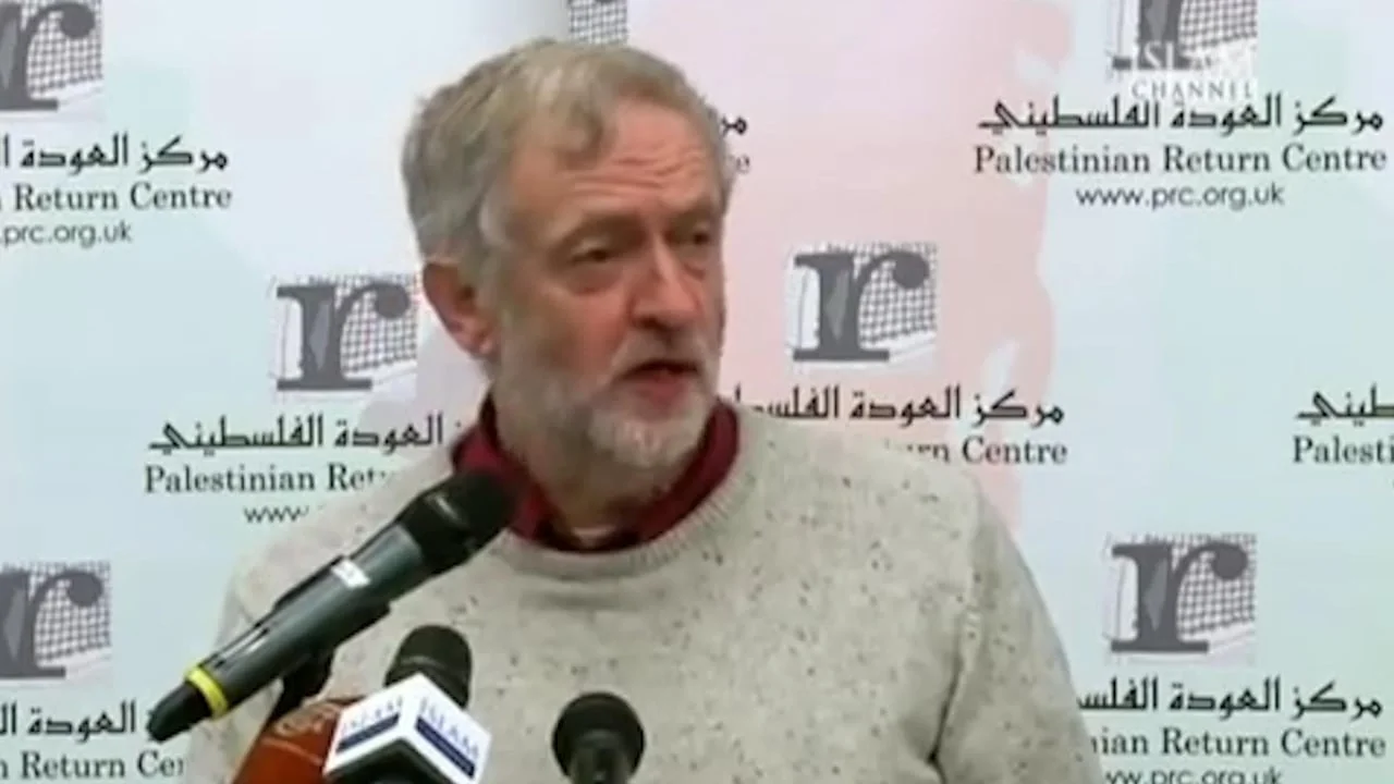The text of that speech by Jeremy on the Palestinian ambassador to the UK, English irony and certain Zionist critics.