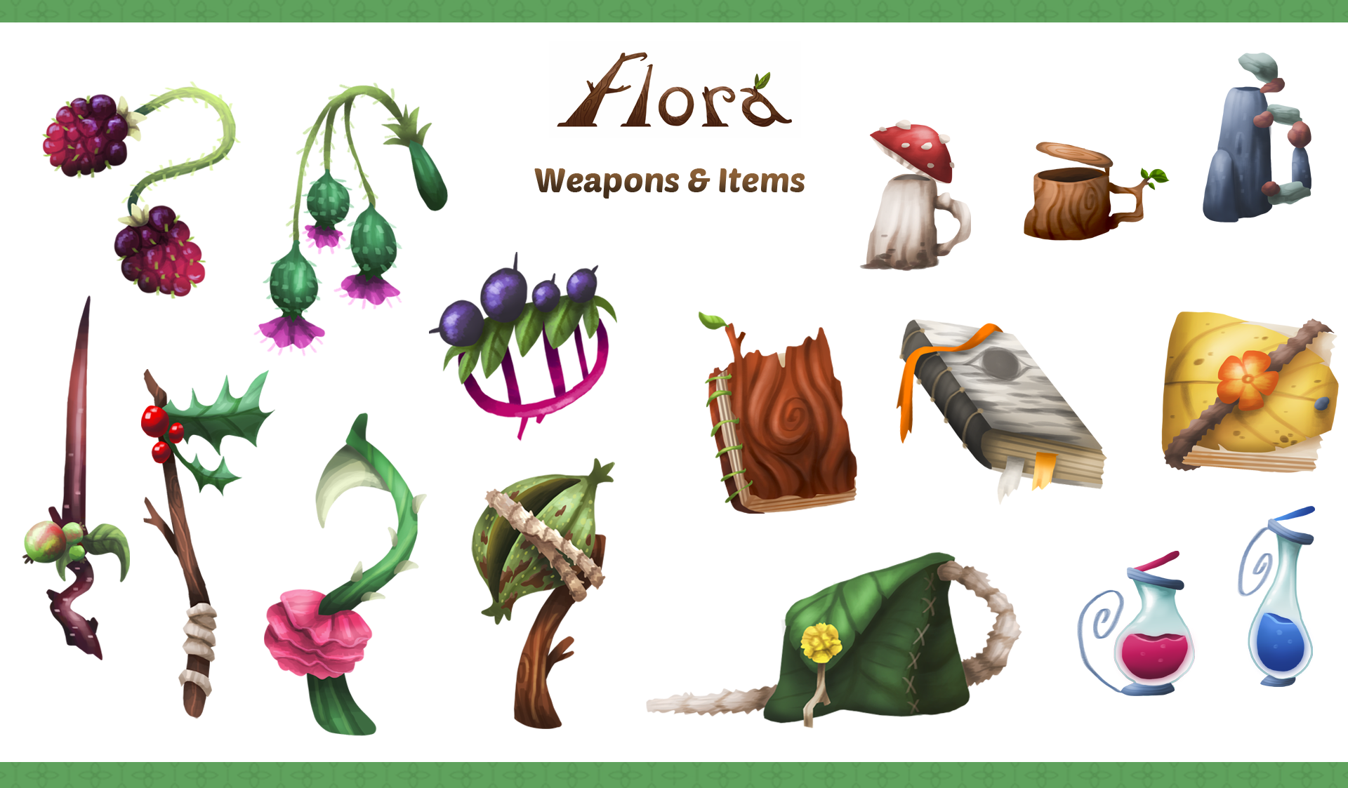 2D_Flora weapons and items.png