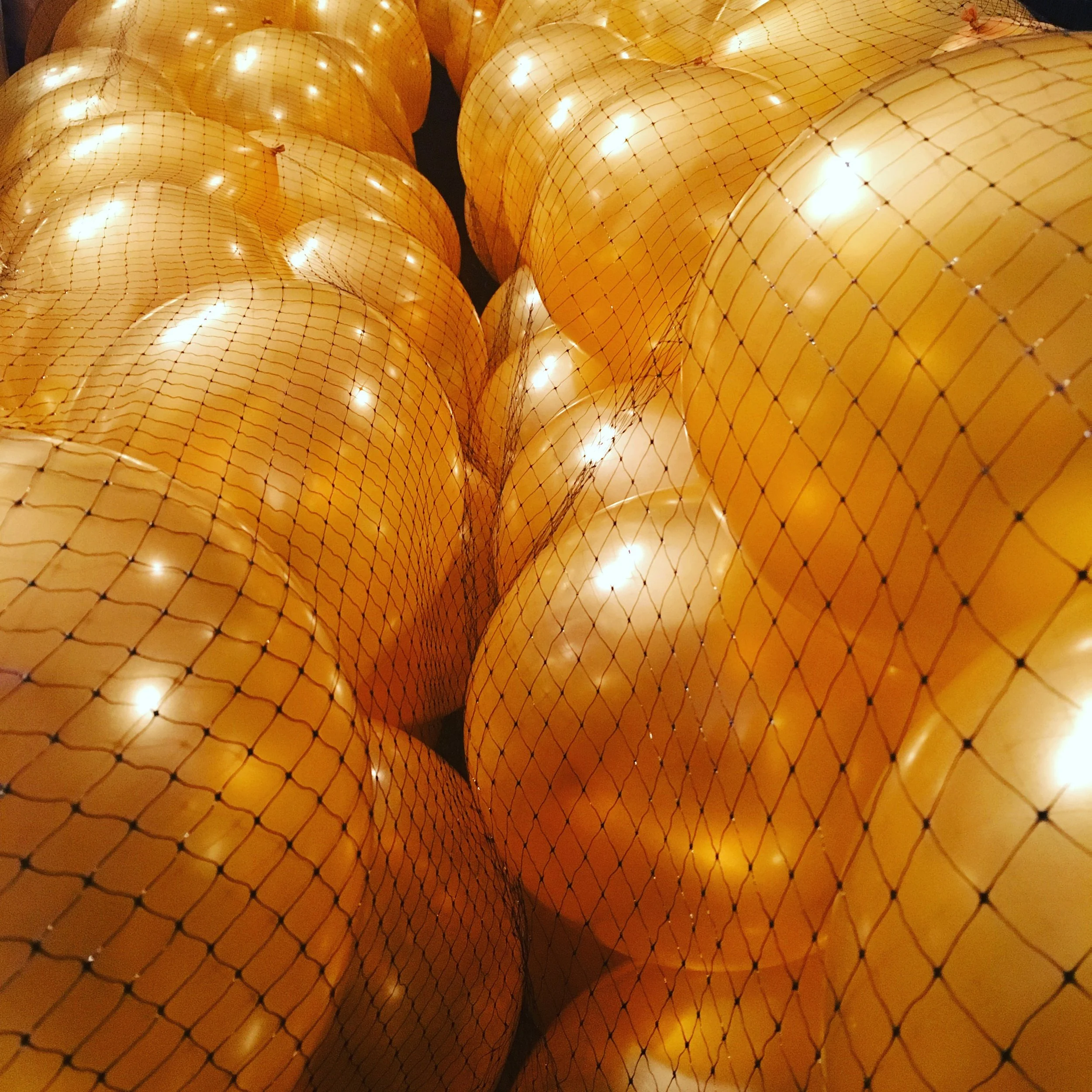 Gold Balloon Drops ready to go! 
