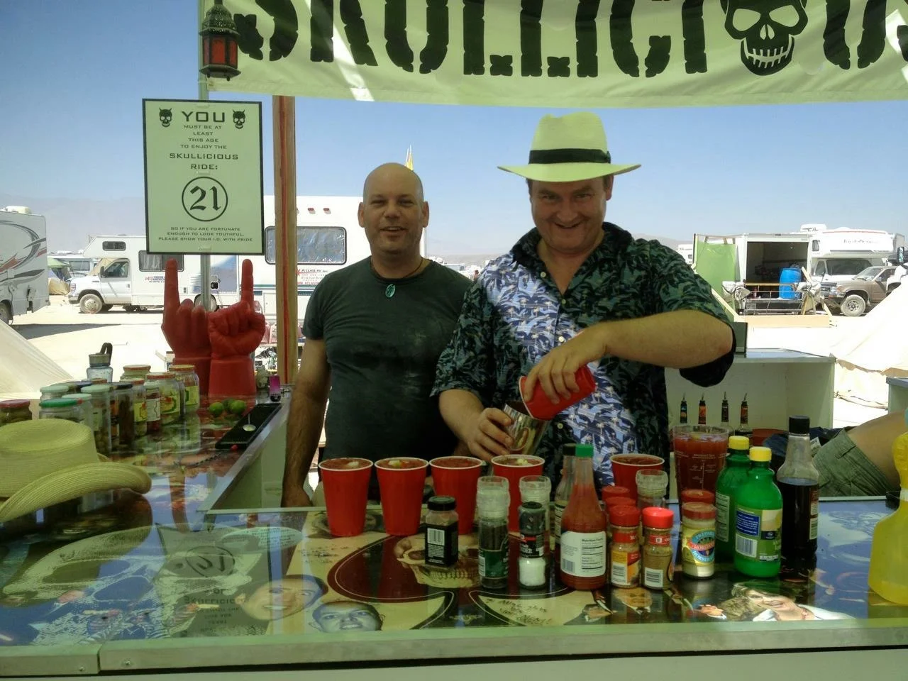 Bloody Mary Mike with Bloody Mary Jack