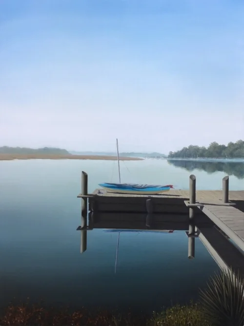 "Early Morning Stillness" 24x32 oil on panel (nfs)