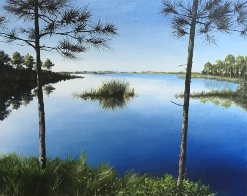 "Deer Lake, 30A, FL" 8x10 oil on panel (nfs)