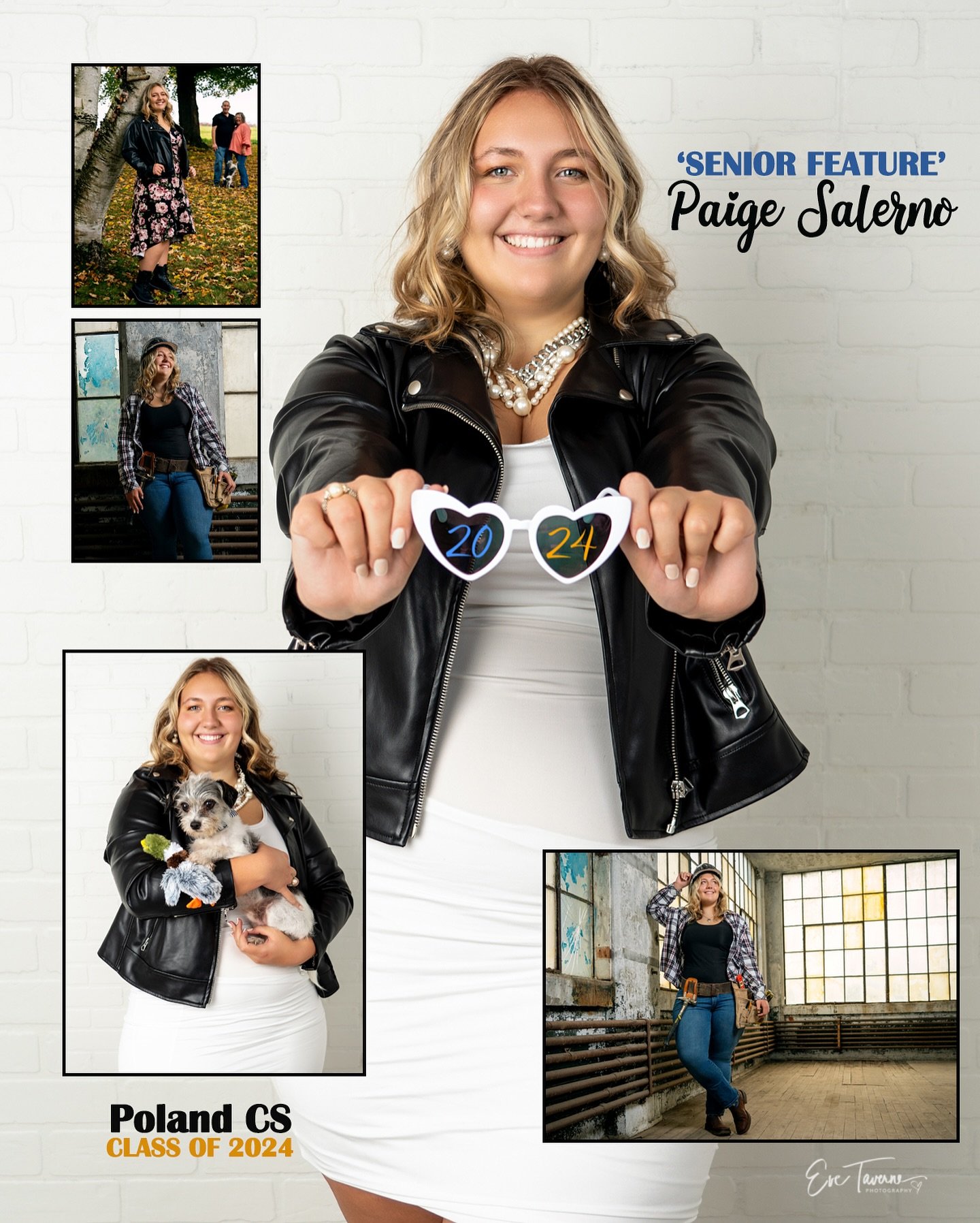 SENIOR FEATURE! Paige Salerno 
Poland Central School 
#Classof2024
#ETPSeniorFeature 

Congratulations Paige on your high school career, and all the best to you on your future endeavors. I&rsquo;m so grateful for the opportunity to photograph this am