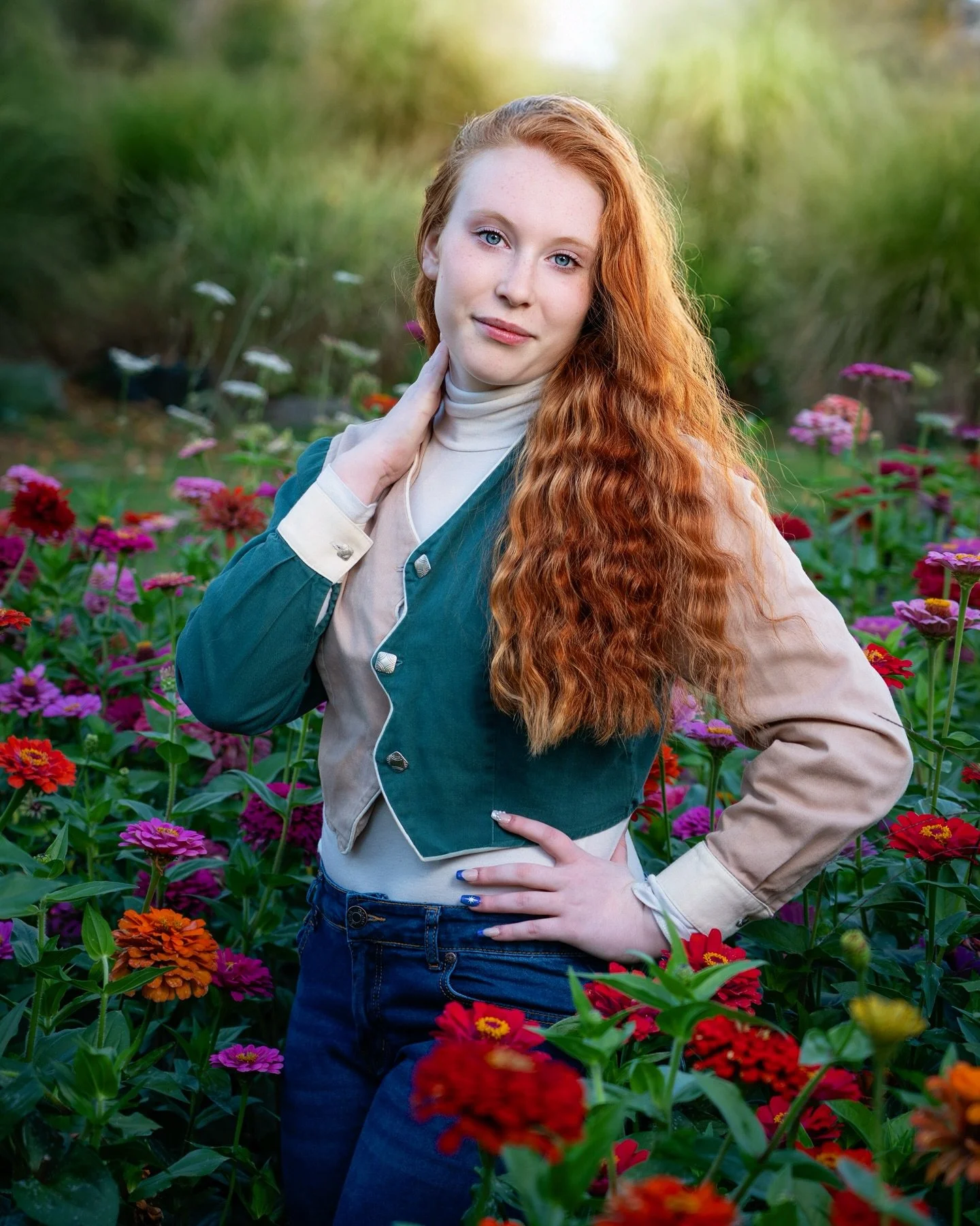 Spring is in the air ☀️ And Michayla's hair is giving me sunshine vibes 🧡 Loved working with you Michayla!