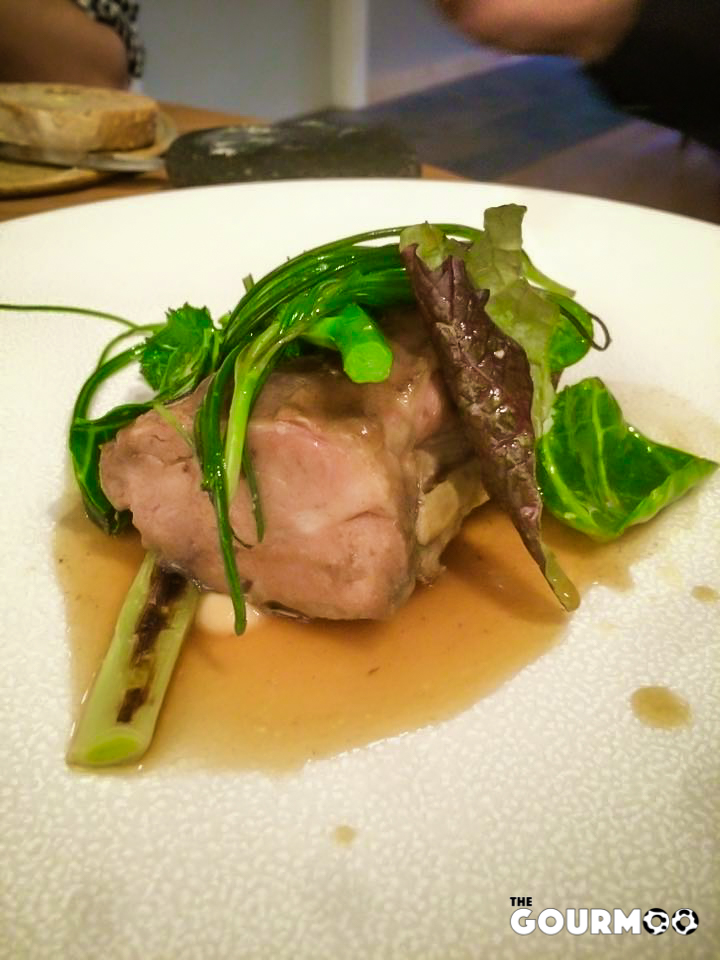 Lamb, spring cabbage and saltwort