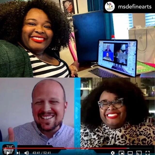 Posted @withregram &bull; @msdefinearts From last month's #MDArtsUnite post: &quot;I have been connecting with some of my favorite collaborators online!

@twchorus TV is the weekly online TV show from The Washington Chorus. You can catch me on episod