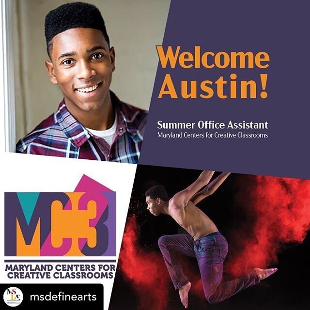 This summer is off to a great start! Posted @withregram &bull; @msdefinearts Welcome Austin Ubannwa! Austin is back with MC3 this year as our Summer Office Assistant!