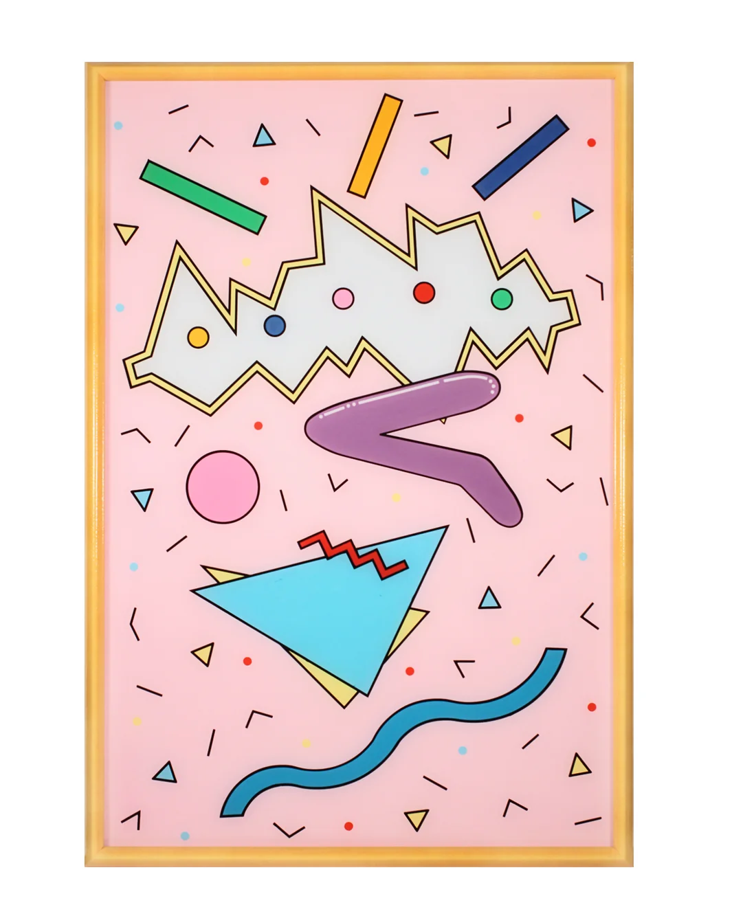 Salty Sandy,  Reverse acrylic paint on plexiglass. 2016.jpeg