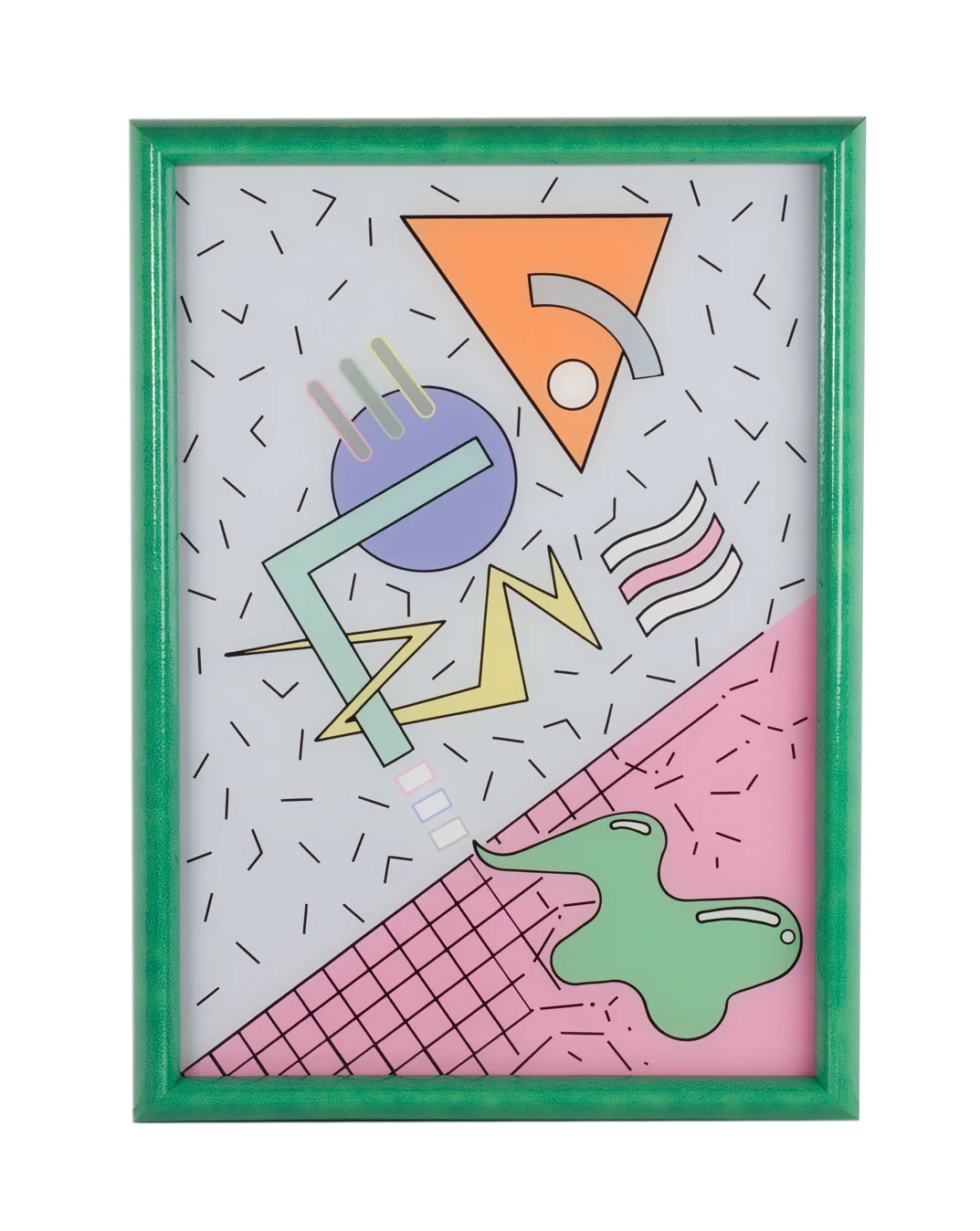 Smoker Joker, Reverse acrylic paint on plexiglass. 2015.jpeg