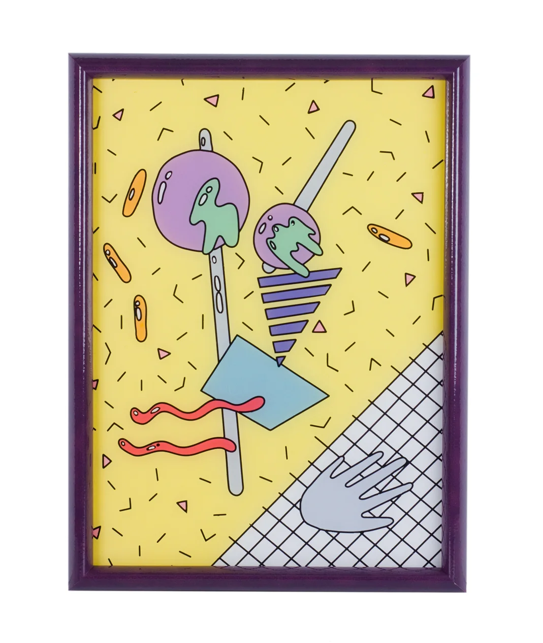 Scene Sucker, Reverse acrylic paint on plexiglass. 2015.jpeg