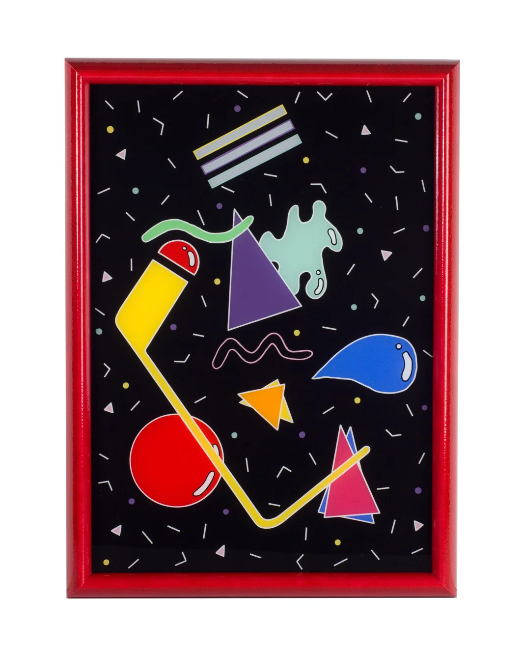 Laughing Larry, Reverse acrylic paint on plexiglass. 2015.jpeg