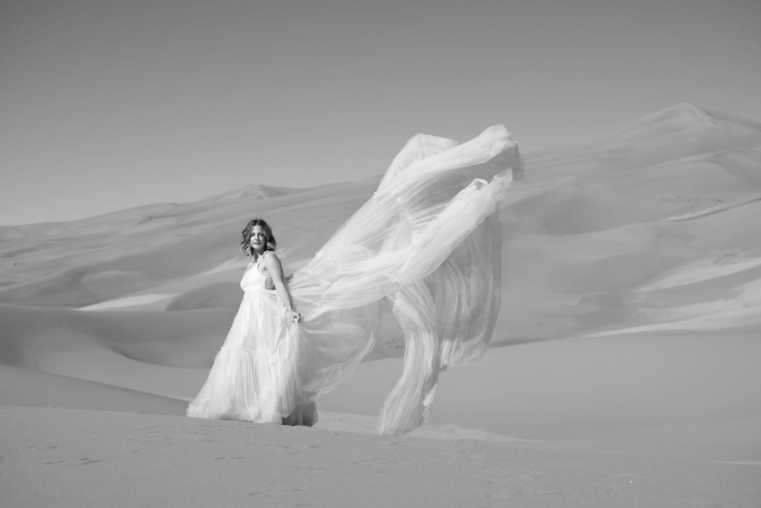 DENVER PHOTOGRAPHER | Great Sand Dunes National Park Flying Dress