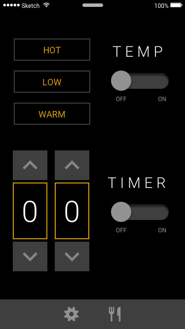Smart phone interface for a crock pot (part 1).