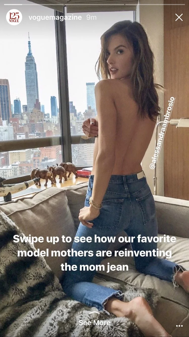 Alessandra Ambrosio in RE/DONE | ORIGINALS