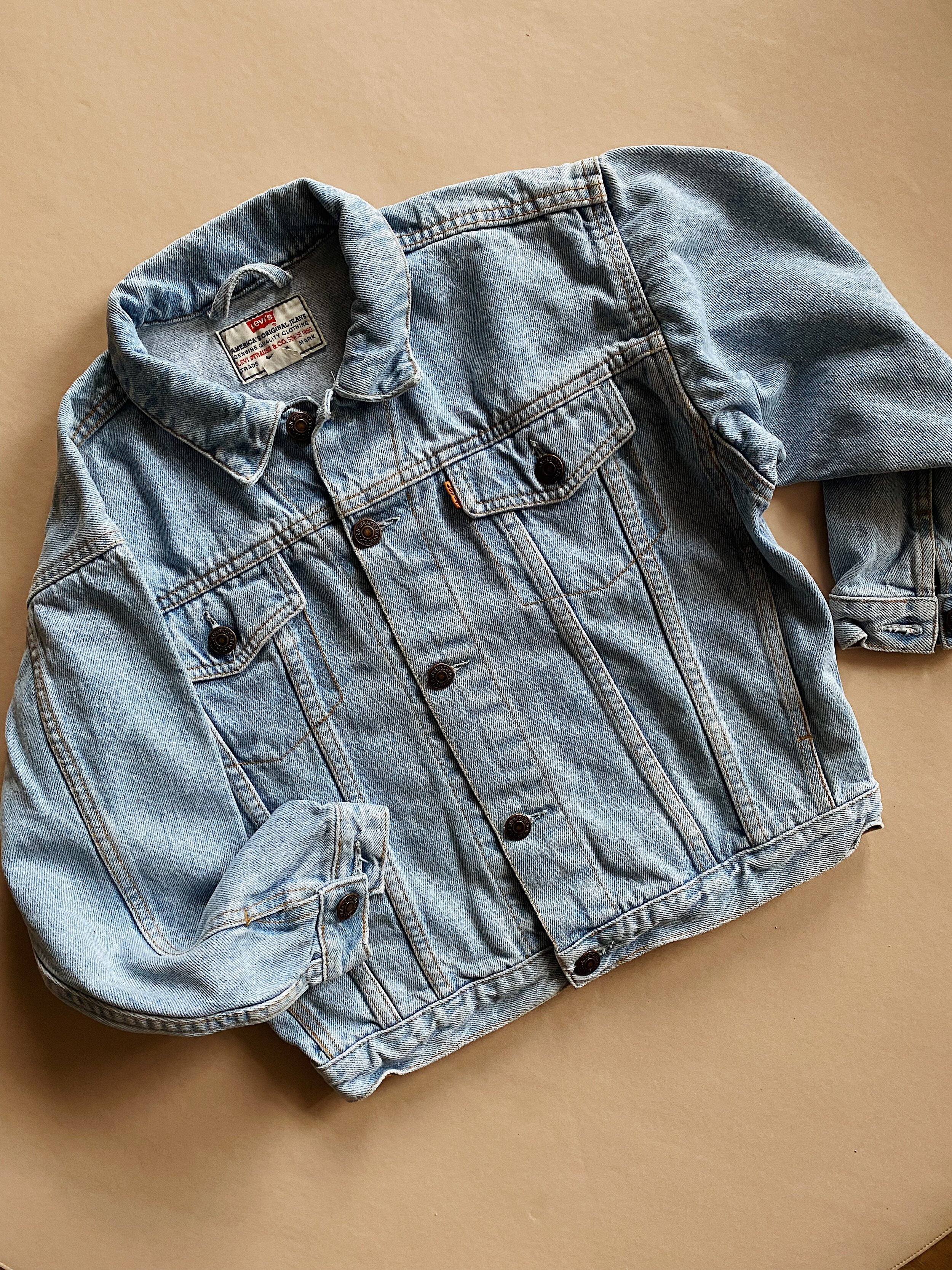 Vintage Levi's Light Wash Denim Jacket 