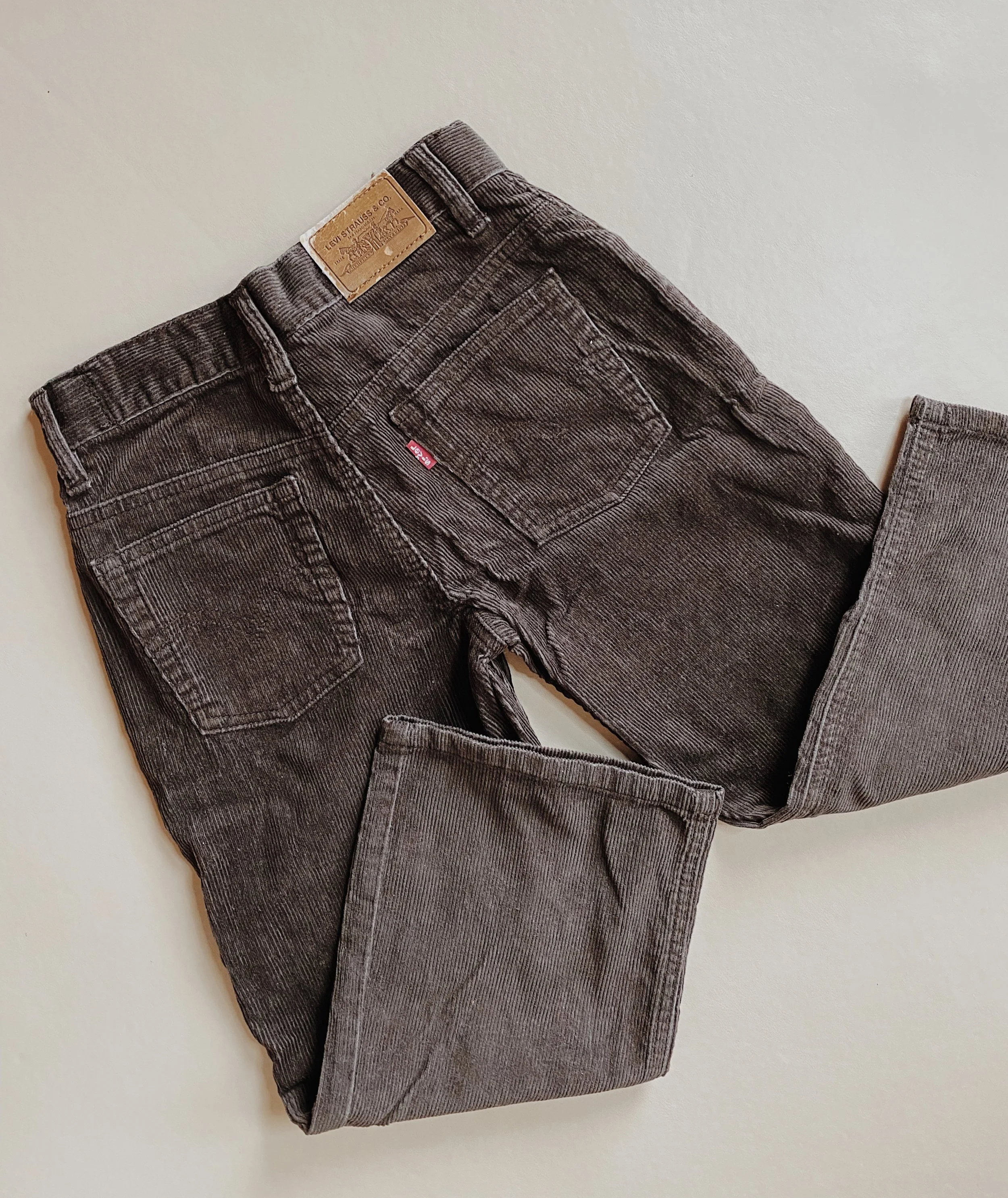 Levi's Brown Corduroy Trousers, 6 years 