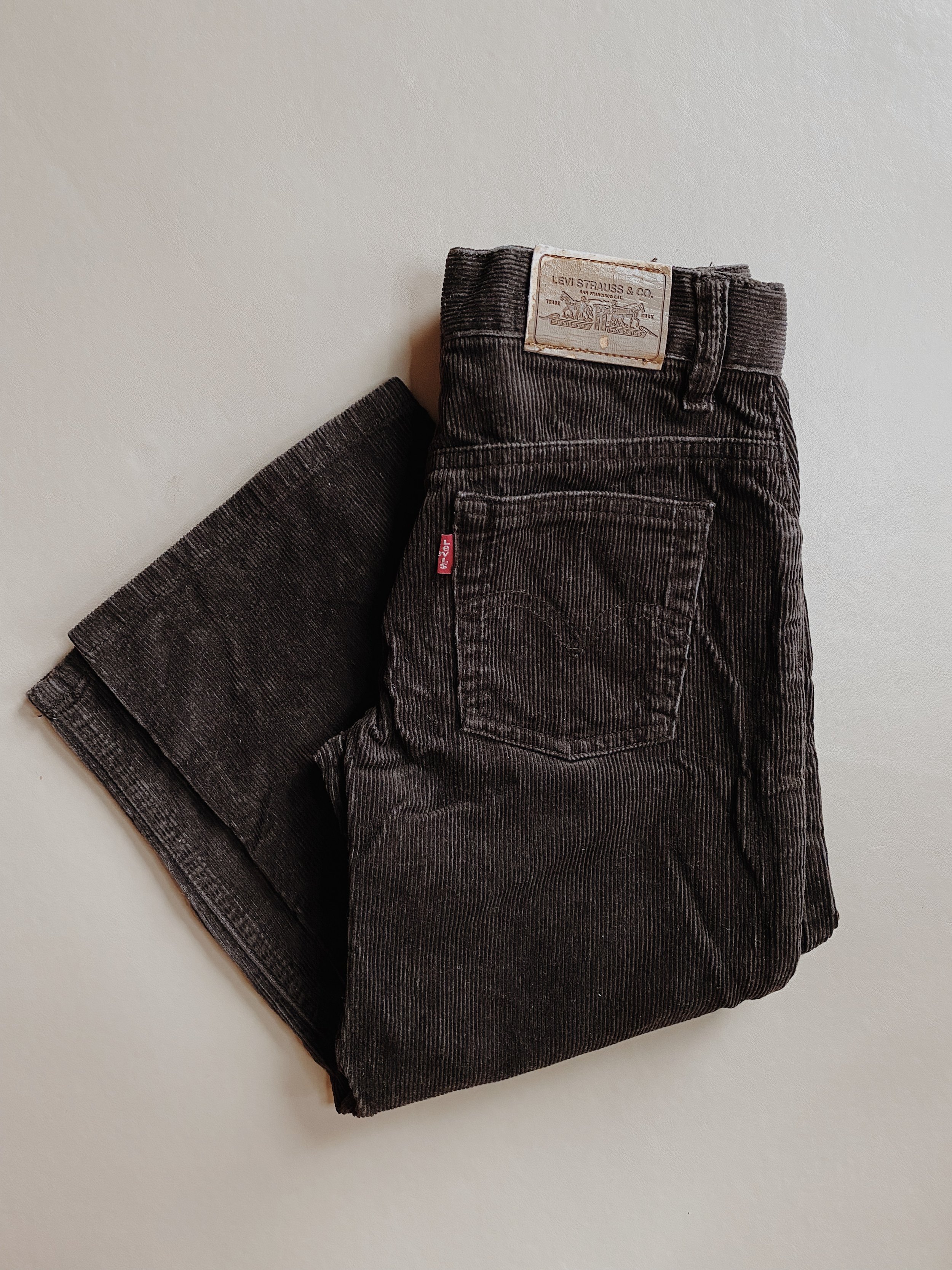 Levi's Brown Corduroy Trousers, 6 years 