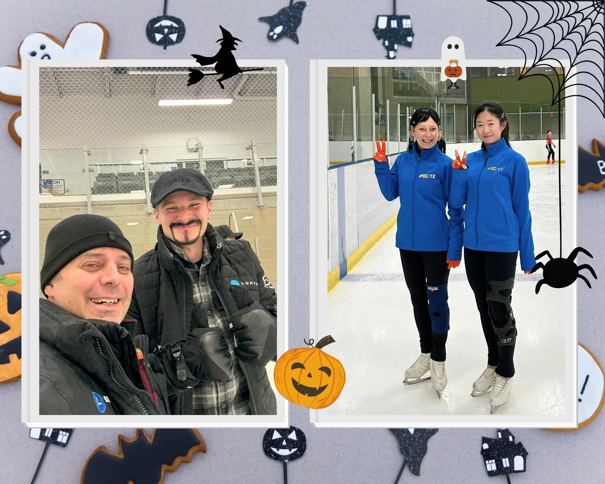 🎃 Halloween Fun on Ice! 👻⛸️

Our skaters had an amazing time celebrating Halloween on the ice this week! 🧡✨ From spooky spins to creative costumes, the energy was absolutely fantastic!

Wait&hellip; is that Coach Bruno?! 😆
And two Charlenes on th