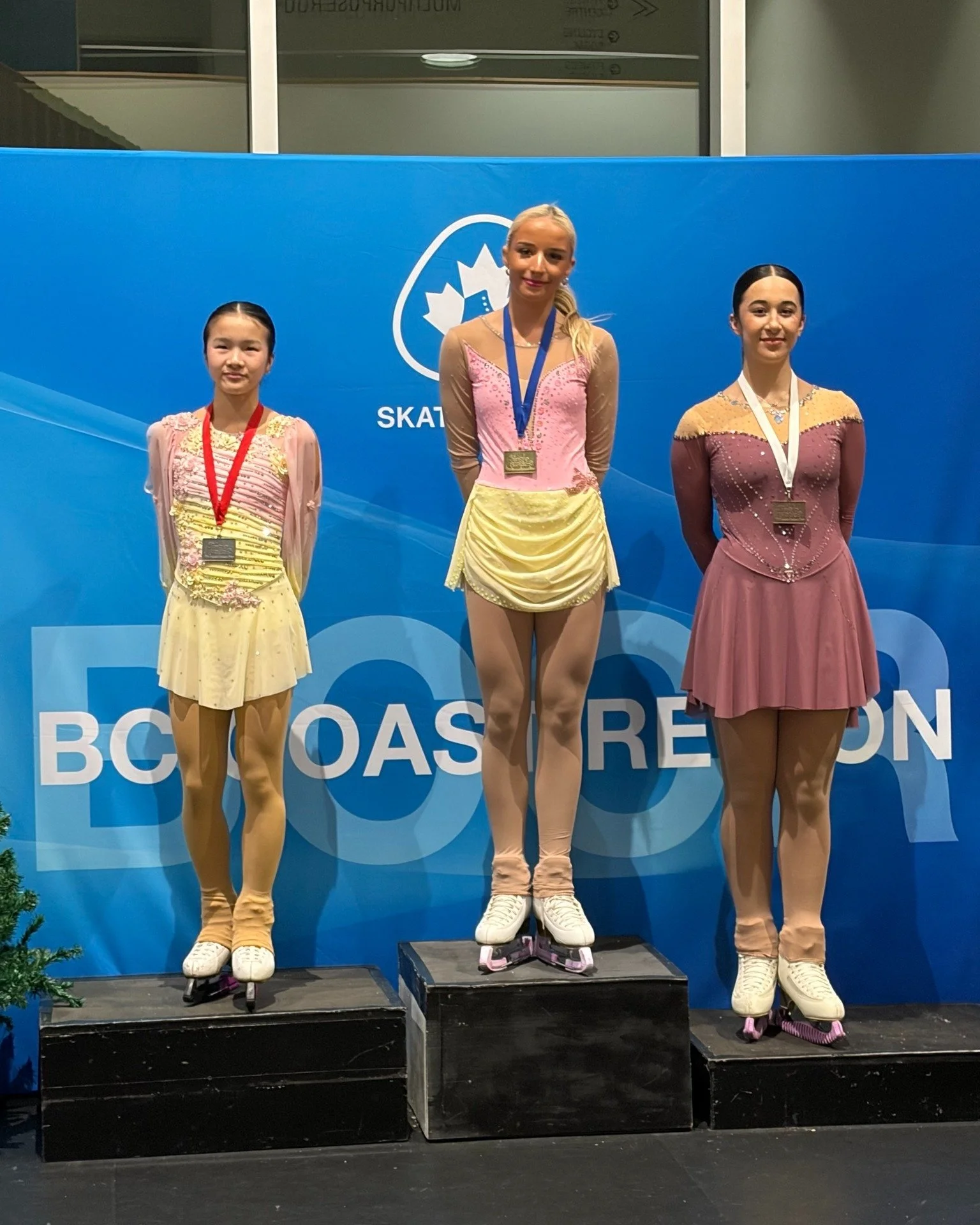 Congratulation to our 2025 Jingle Blades Star 6 to Gold Medalists

Gold Women - Sara Awchoula 🥉
Star 9 Women Gp1 - Charlene Fong 🥇
Star 9 Women Gp1 - Victoria Si 🥉
Star 9 Women Gp2 - Brieana Quan 🥇
Star 8 Women Gp1 - Yasmina Niyazov 🥈
Star 8 Wom