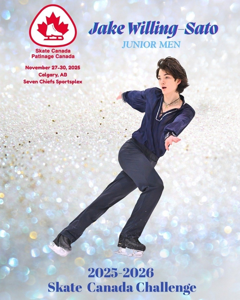 🎉 Congratulations to Jake Willing-Sato on qualifying for Skate Canada Challenge! Your hard work, dedication, and passion continue to shine on the national stage. We are incredibly proud of you!

📺 Watch the livestream and find full event details fr
