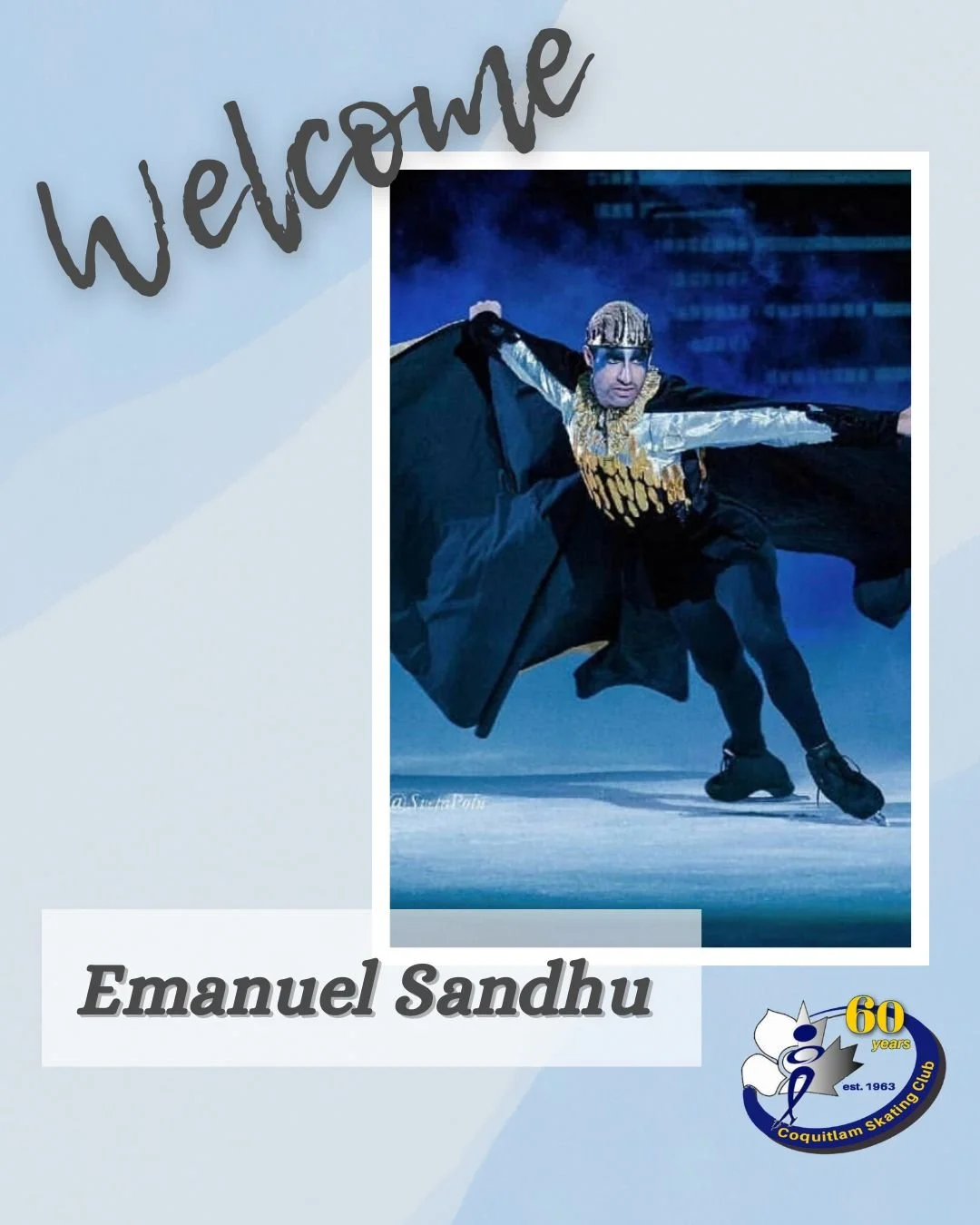 🌟 Welcome, Coach Emanuel Sandhu! ⛸️

We&rsquo;re thrilled to announce that Coach Emanuel joined the Coquitlam Skating Club coaching team this Fall season (as of October)! 🎉

You can learn more about him and his impressive achievements by reading hi