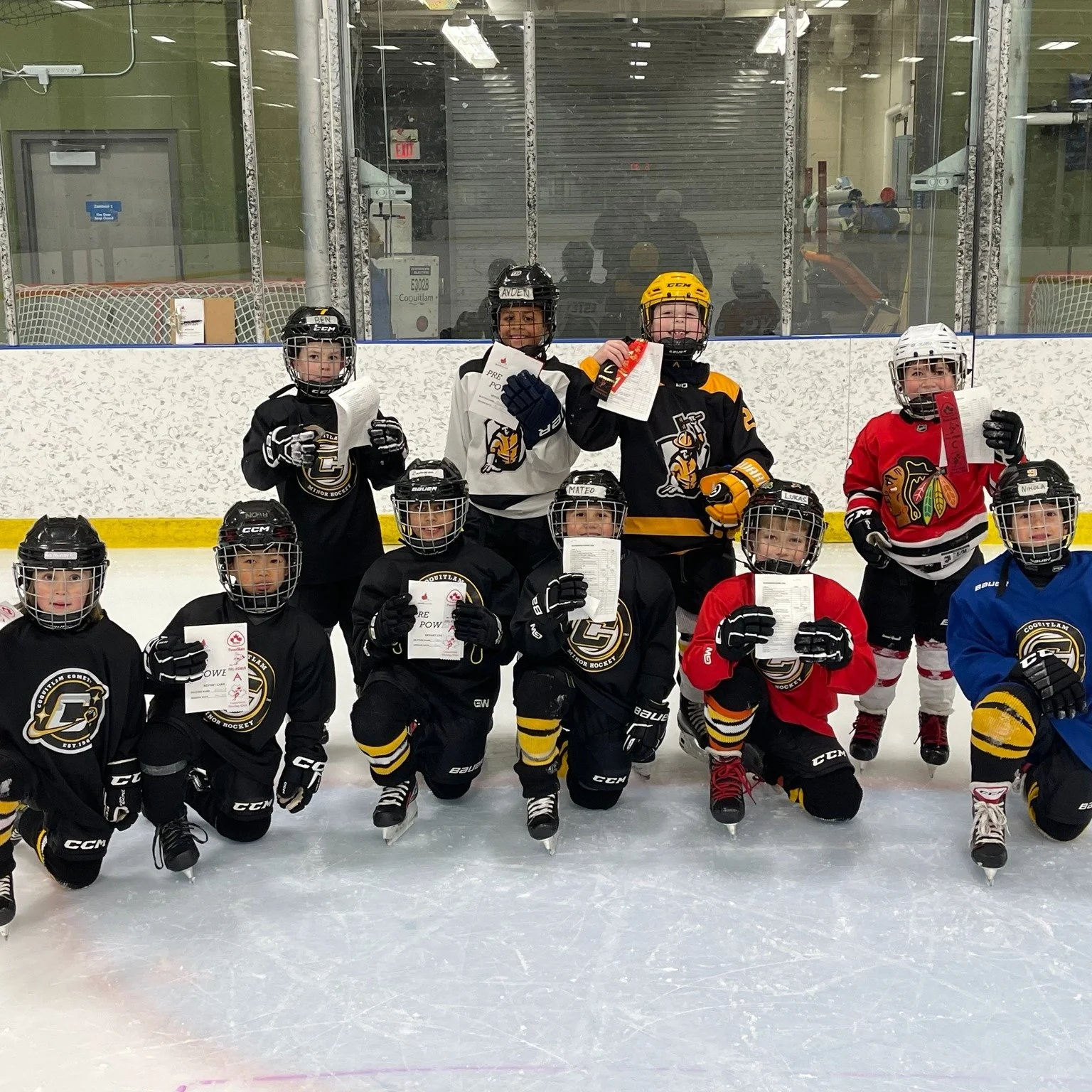 🍁 Fall season is wrapping up this week!

Our Tuesday and Thursday Pre-Power skaters received their report cards, and we are so proud of their hard work and progress. 💪🏒