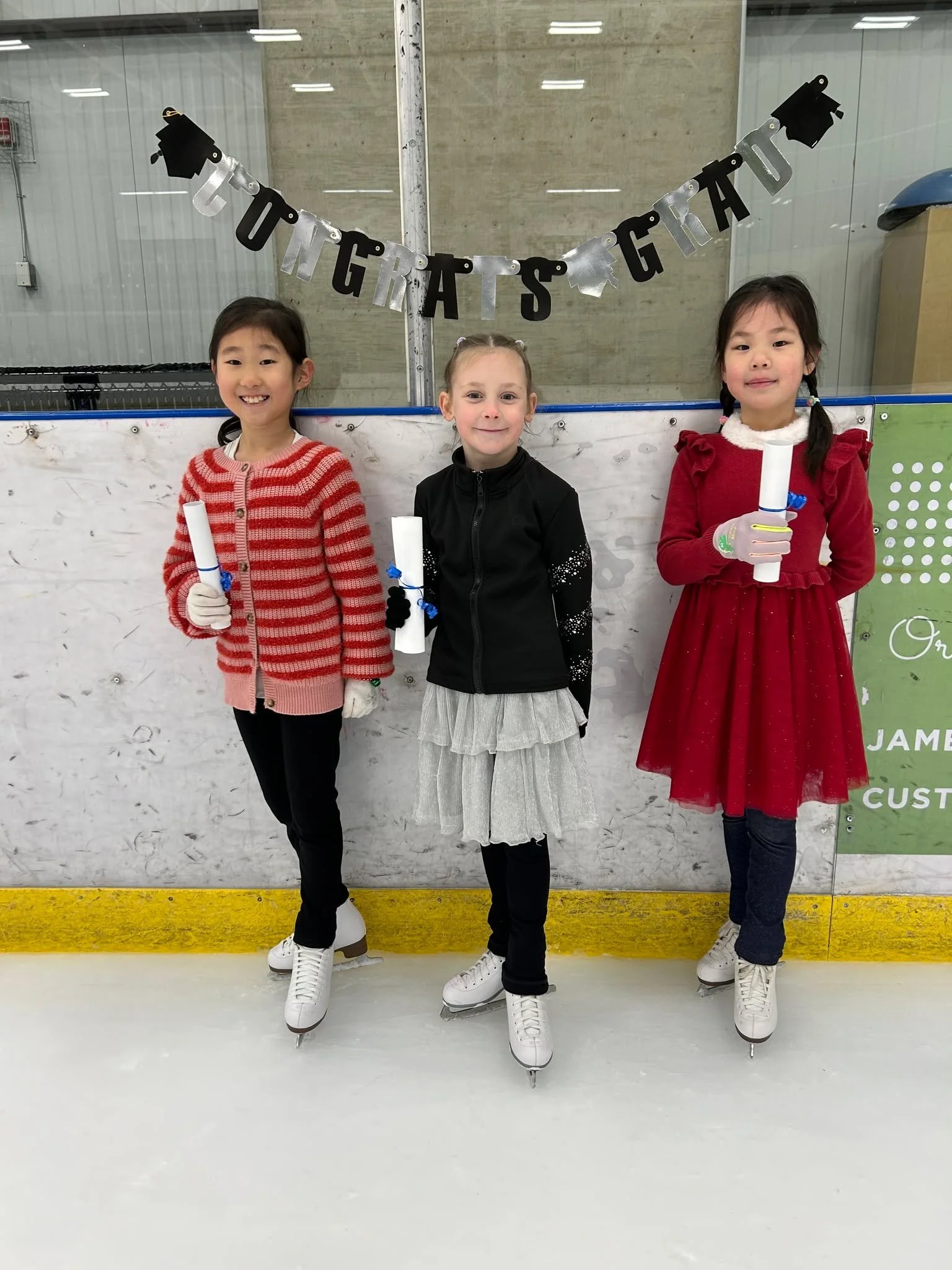 🎉 Congratulations to Our RSA Fall Term Graduates! 🎉

A huge congratulations to Robyn, Kseniia, and Celine on successfully completing the RSA! 🌟⛸️

Your dedication, hard work, and growth throughout the season have truly shined. We are incredibly pr