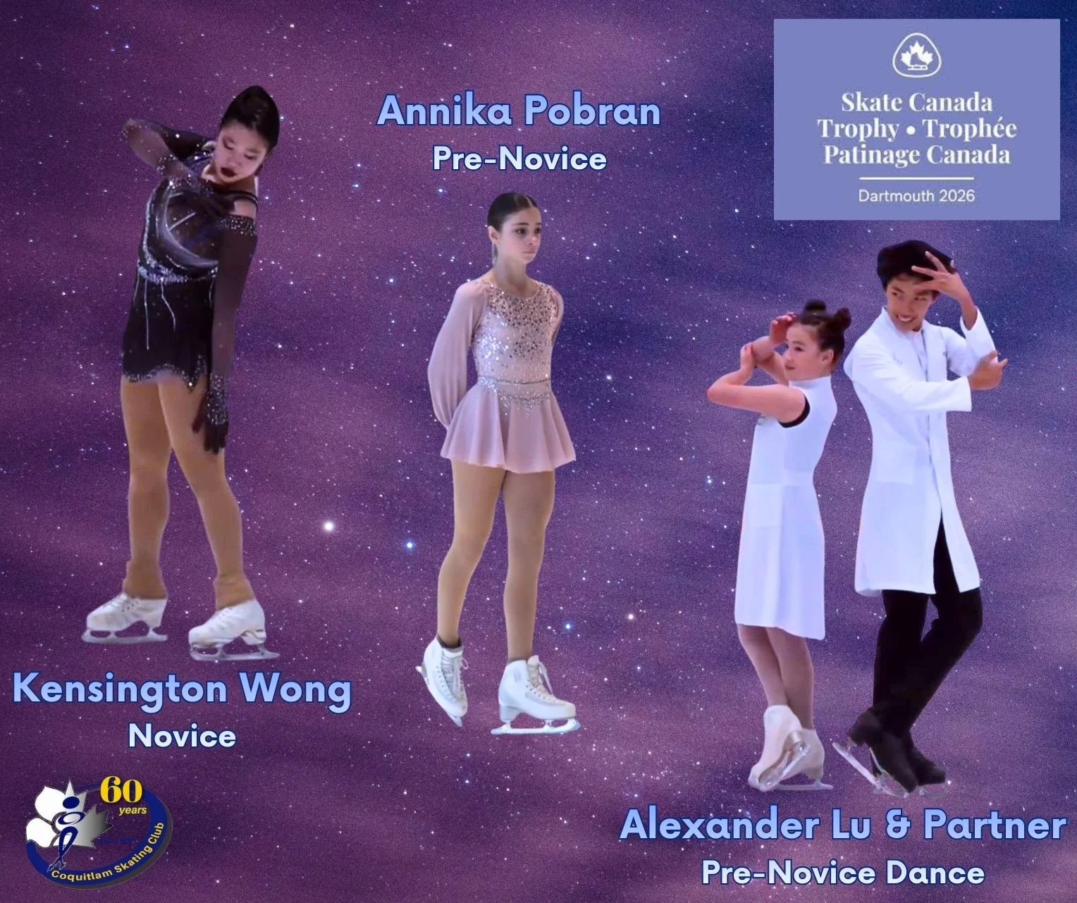 2026 Skate Canada Trophy begins tomorrow in Dartmouth, Nova Scotia!

Best of luck to our Pre-Novice and Novice skaters. Skate strong, skate proud, and most importantly, have FUN ⛸️✨

Live stream and competition details:
https://skatecanada.ca/event/2