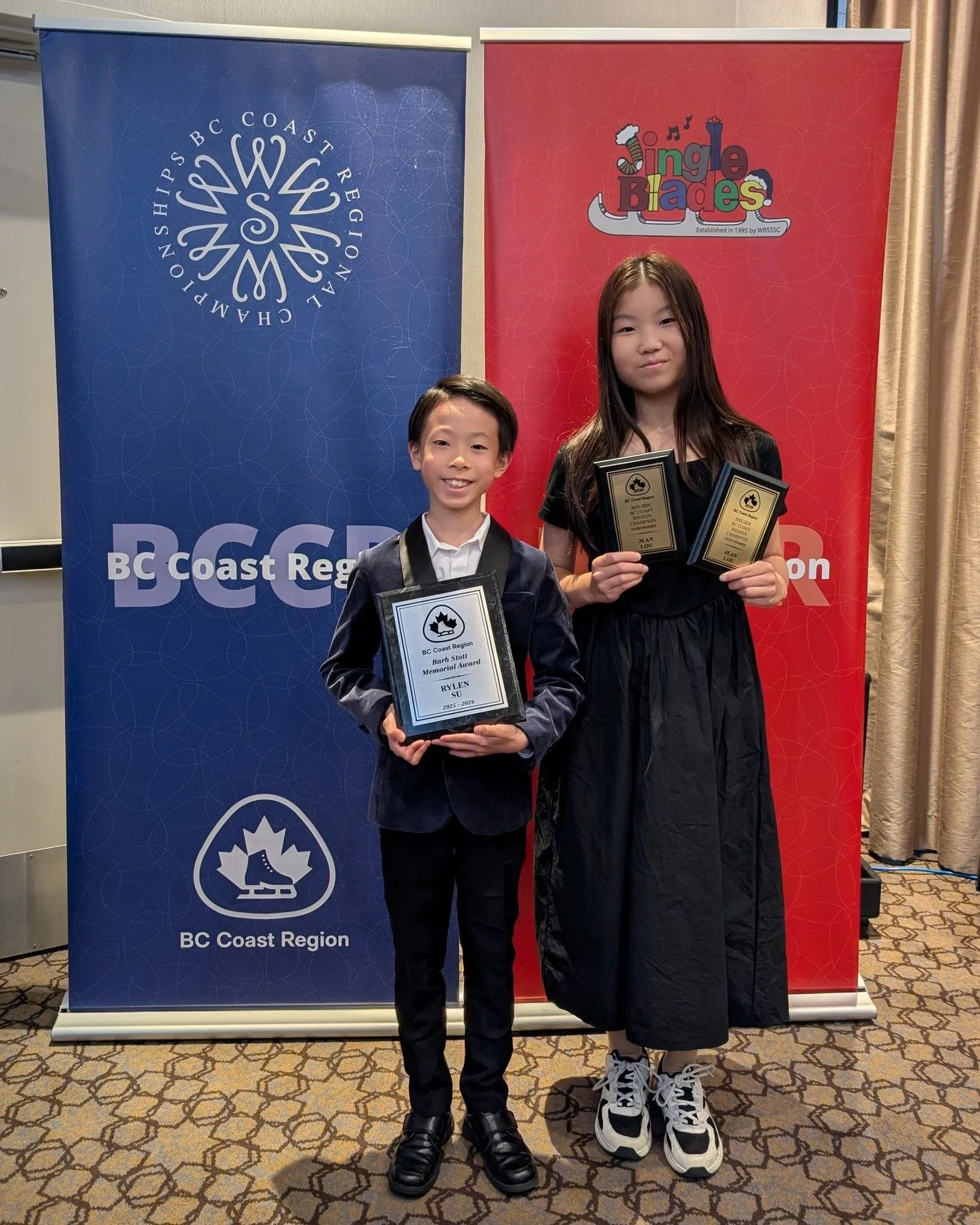 Congratulations to our skaters on receiving BC Coast Region Awards!

🏆 BCCR Star 6 Men Champion &ndash; Timothy Zuo
🏆 BCCR Star 8 Women Champion &ndash; Jean Lou
🏆 BCCR Star 9 Women Champion &ndash; Jean Lou
🏆 BCCR Gold Women Champion &ndash; Jag