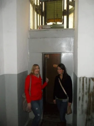 The (unused) Elevator!!! Yep, that's an elevator!