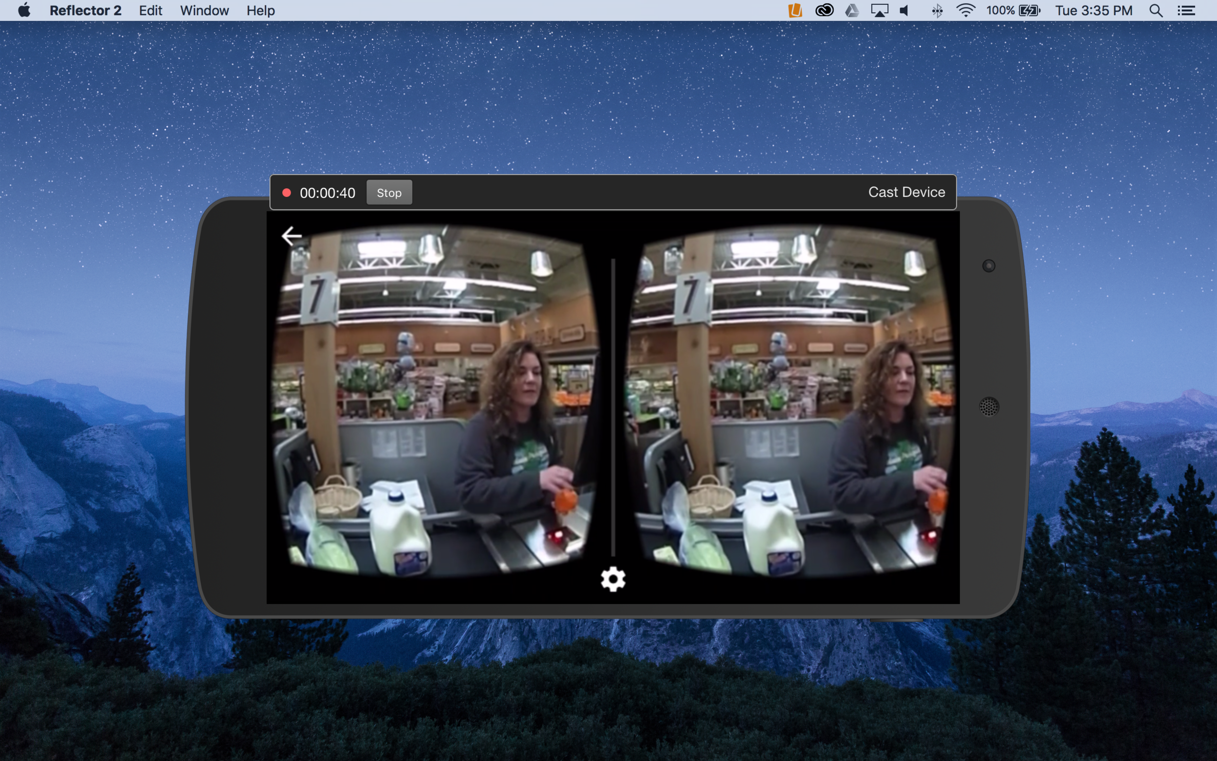  The Occupational Therapist is able to see the student’s view mirrored on her computer screen, in order to determine if a student is meeting his/her IEP goals, or needs additional support or prompting. 