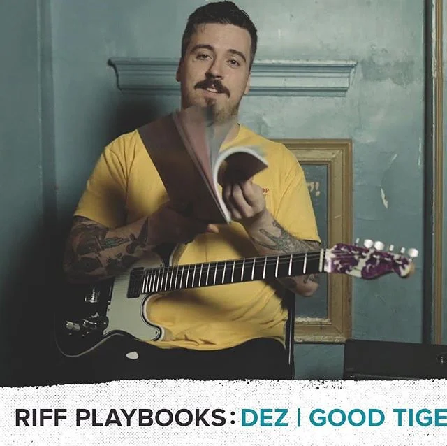 Dez teamed up with the guys @sheethappenspublishing for this little video series. The videos go over how to play the verse riff from &lsquo;The Devil Thinks I&rsquo;m Sinking&rsquo; as well as a quick fire interview. Link is in their bio.