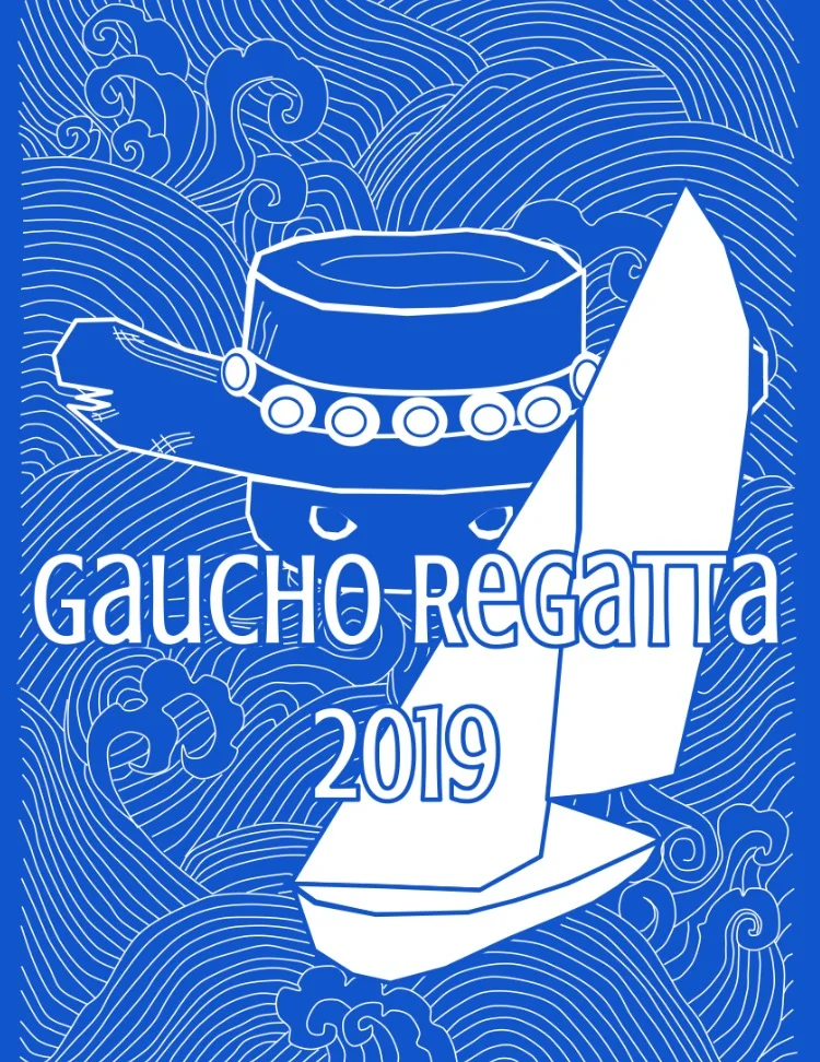 2019 Gaucho Regatta T-Shirt Design (front and back)