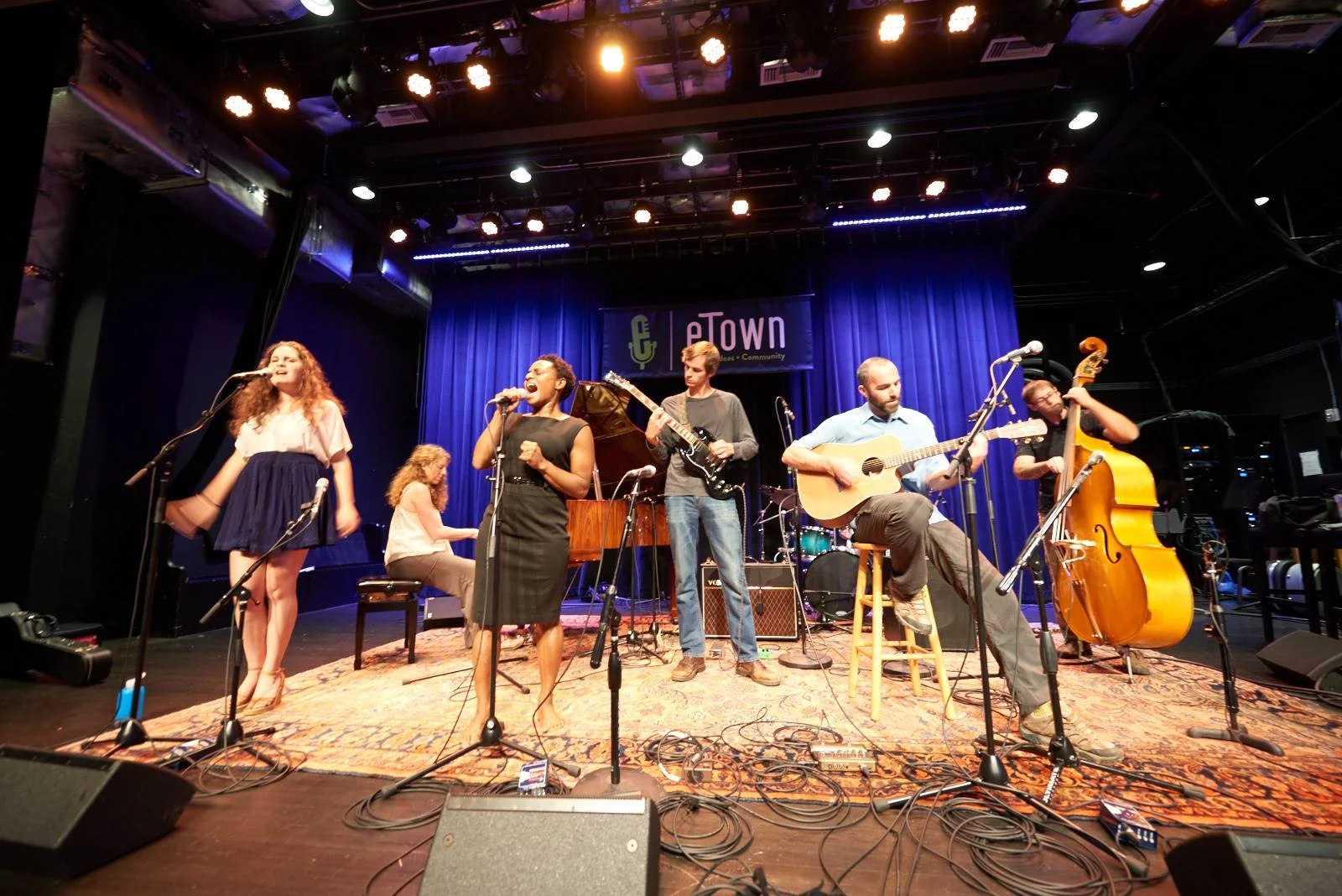 Sound Check @ eTown Hall! Photography by John Maushammer