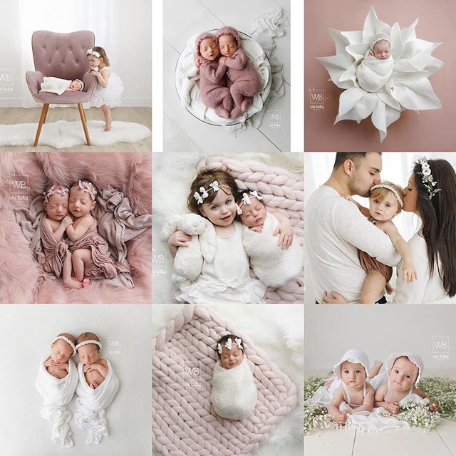 Apparently I&rsquo;m not the only one with a pink obsession 🤔🥰💓 Cheers to another great year of snuggling all your wee babes in 2️⃣0️⃣1️⃣9️⃣ #top9of2018