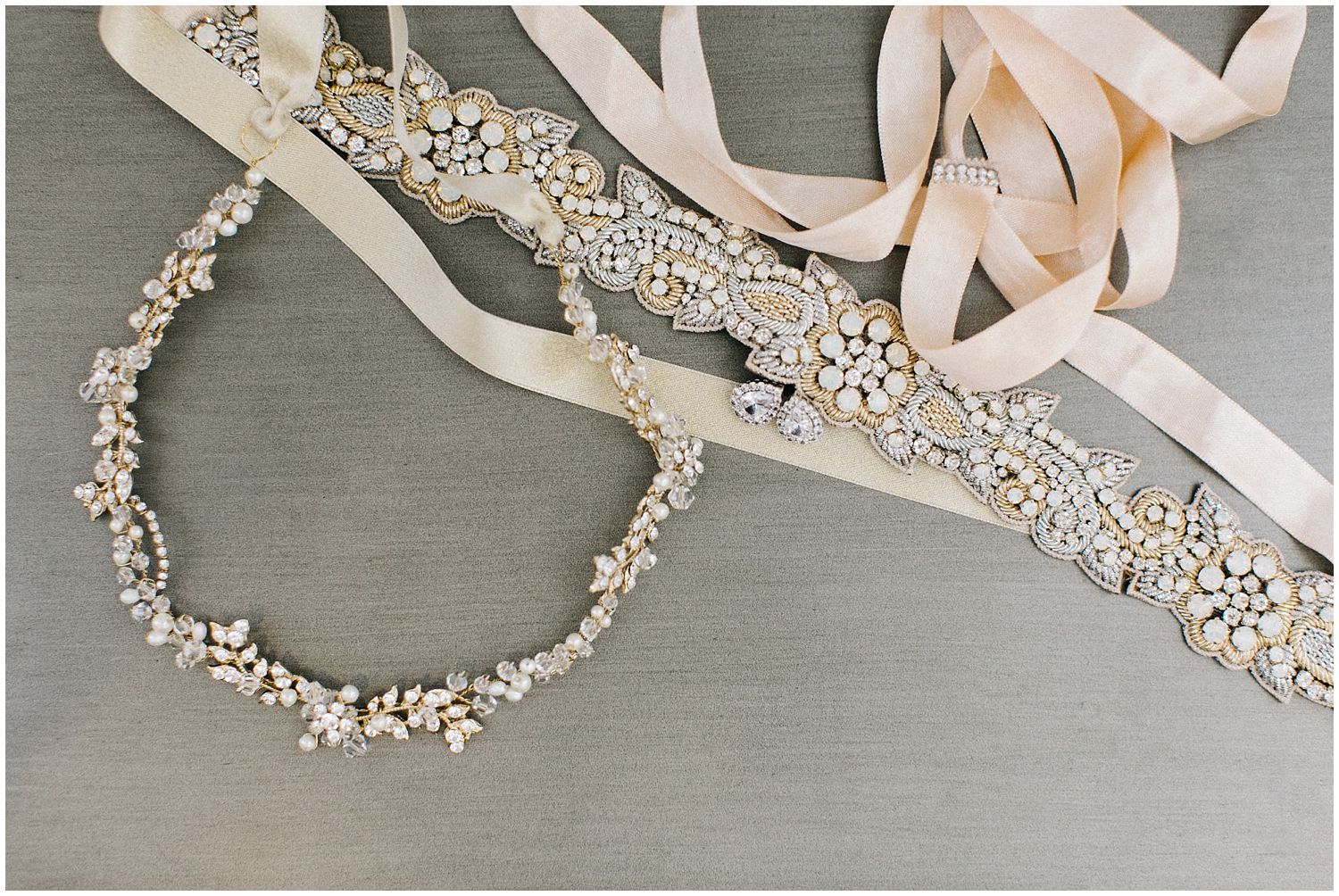 bridal jeweled hair piece